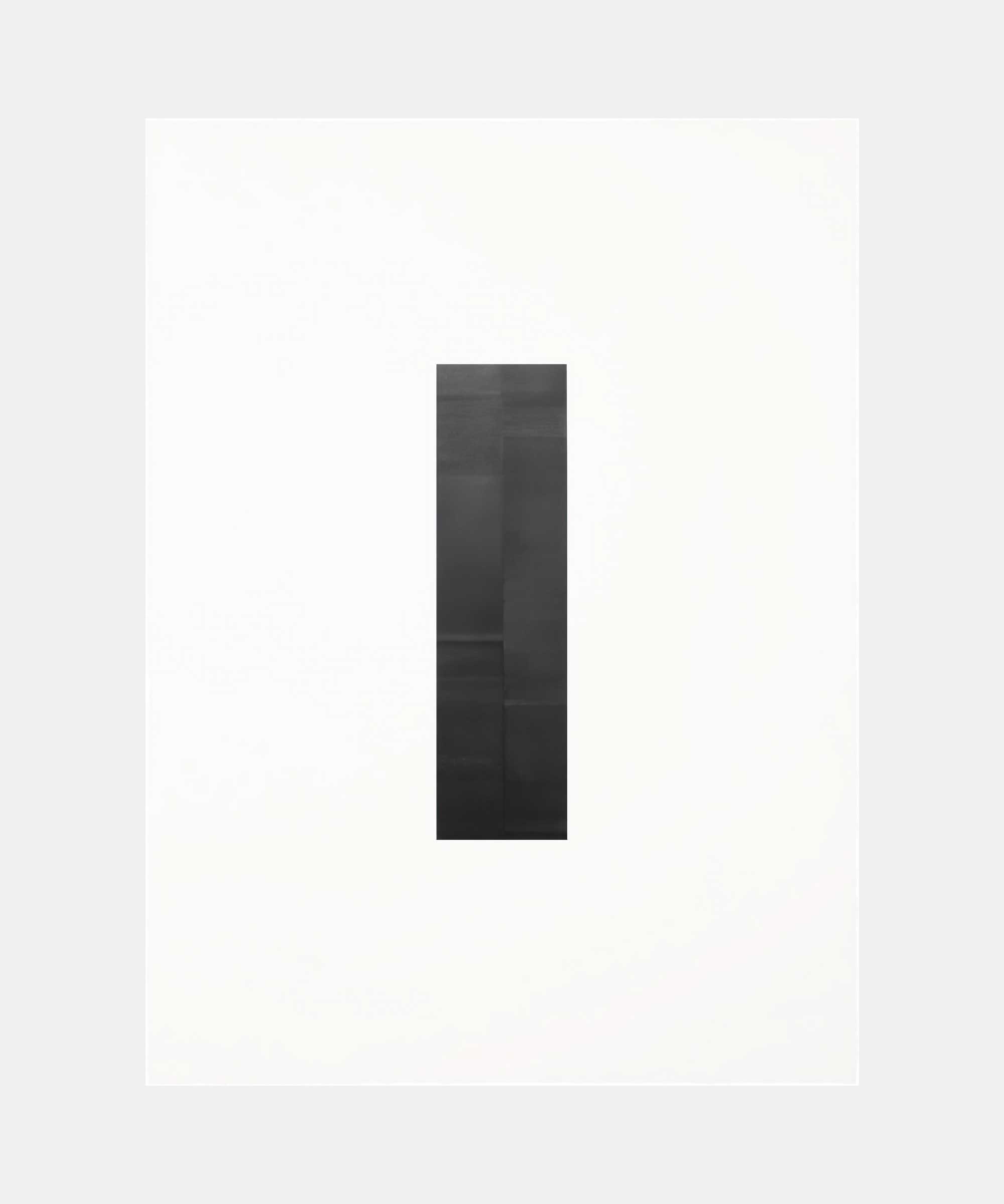 Two lines, 2014. Ink on paper, 56&#160;x&#160;76&#160;cm.