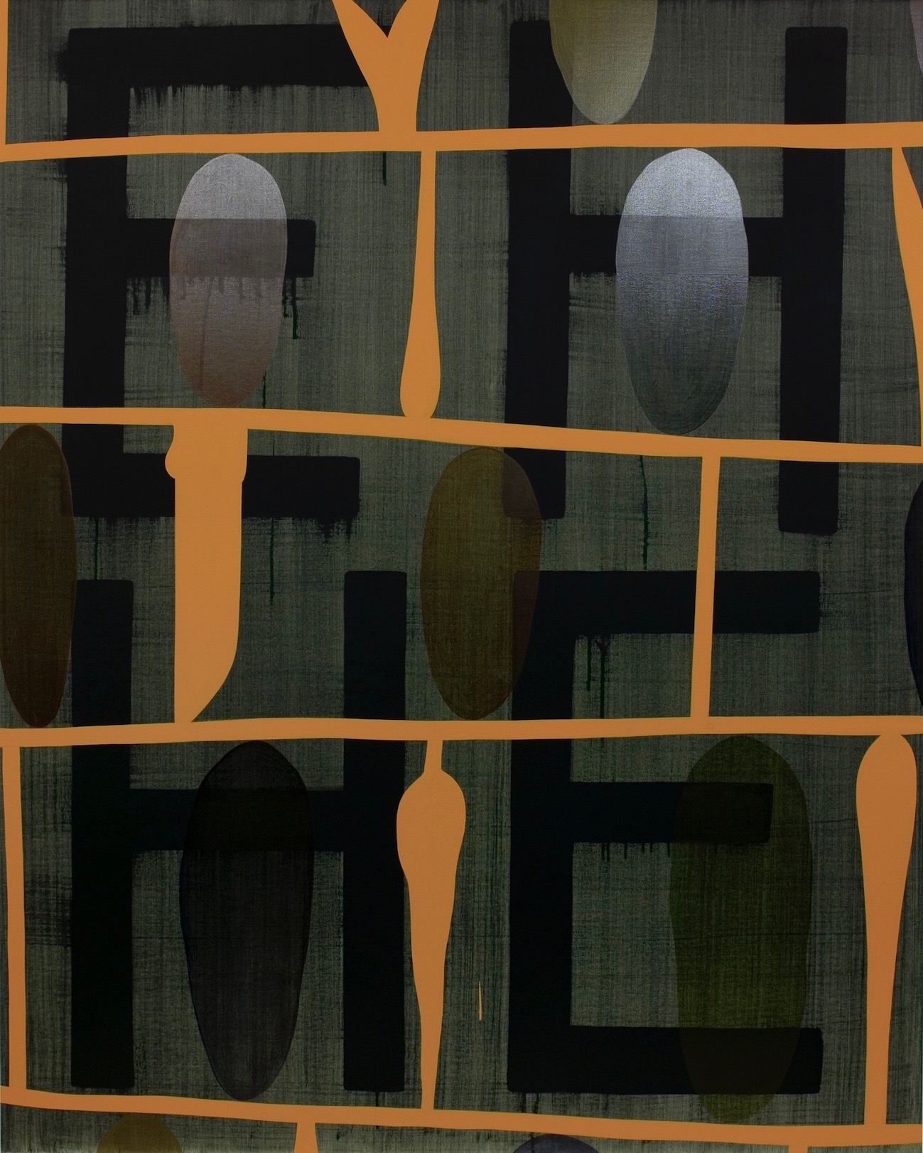 Untitled 2006, acrylic and alkyd on canvas, 200 x 160 cm (photo Eric de Vries)