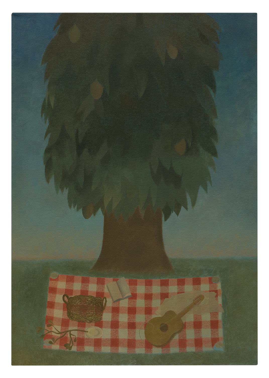 "Mangueira", 2023, óleo sobre tela