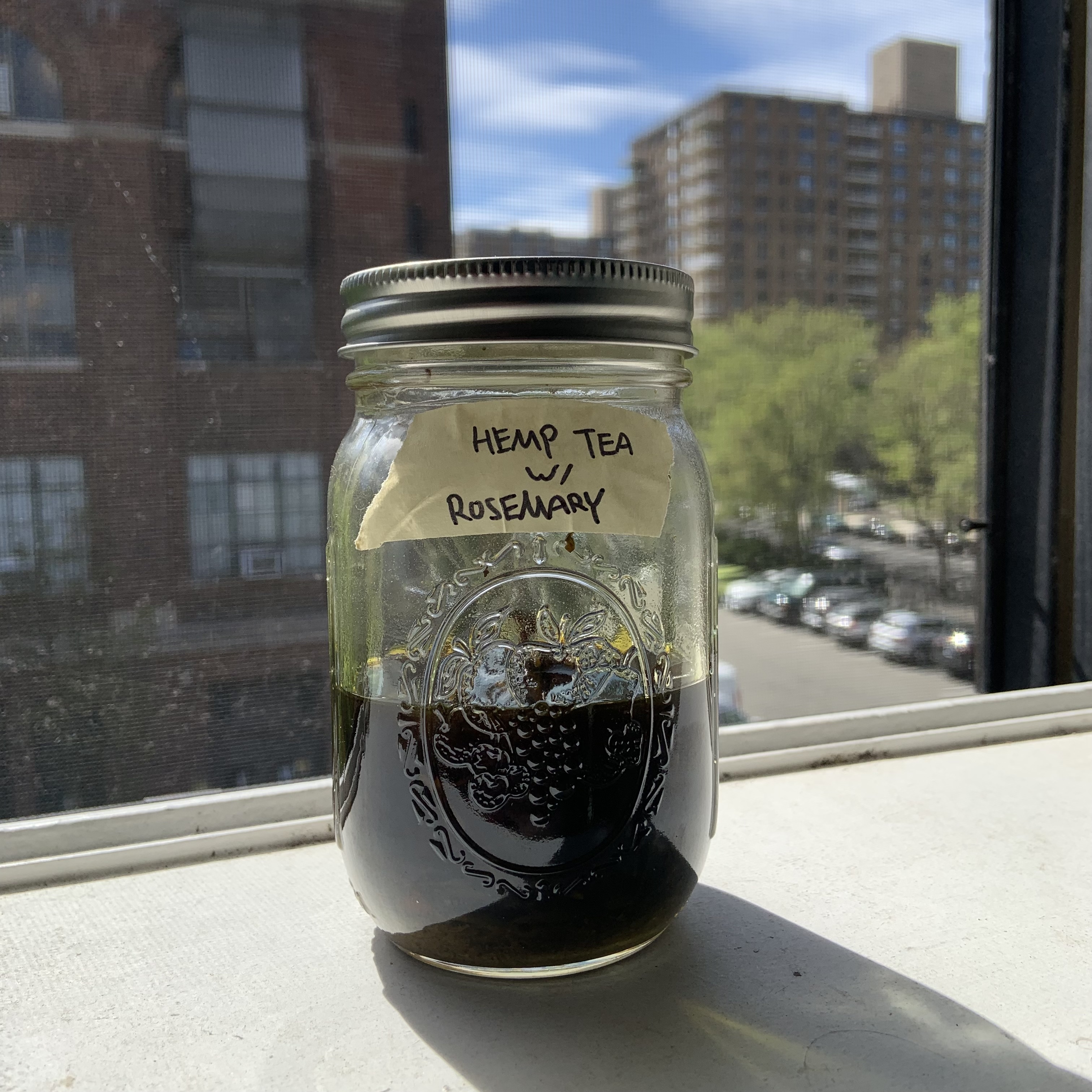 Hemp Tea and Rosemary Tincture 