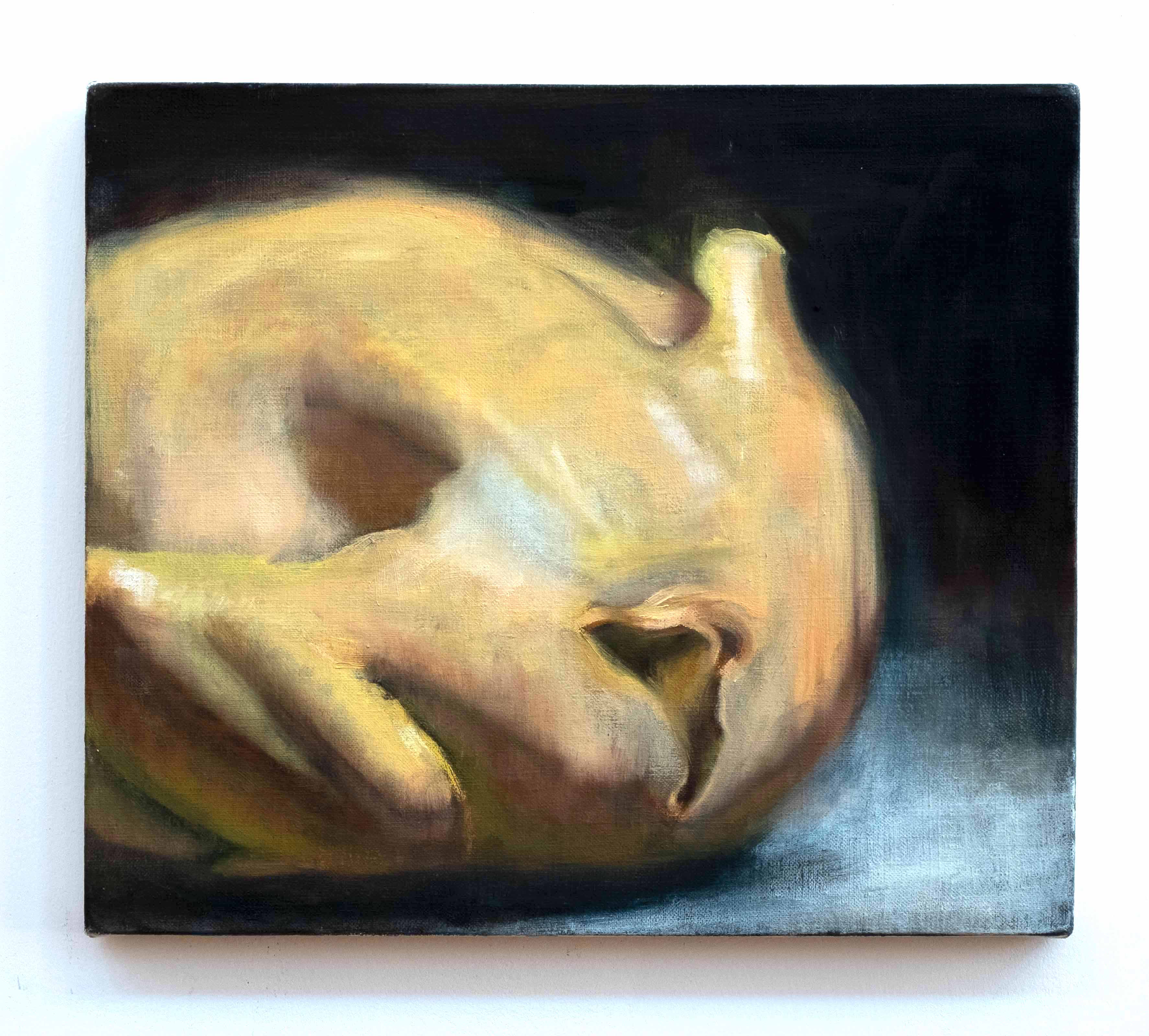 Untitled (from the Chicken Series), oil on linen, 12 x 14 inches, 2015