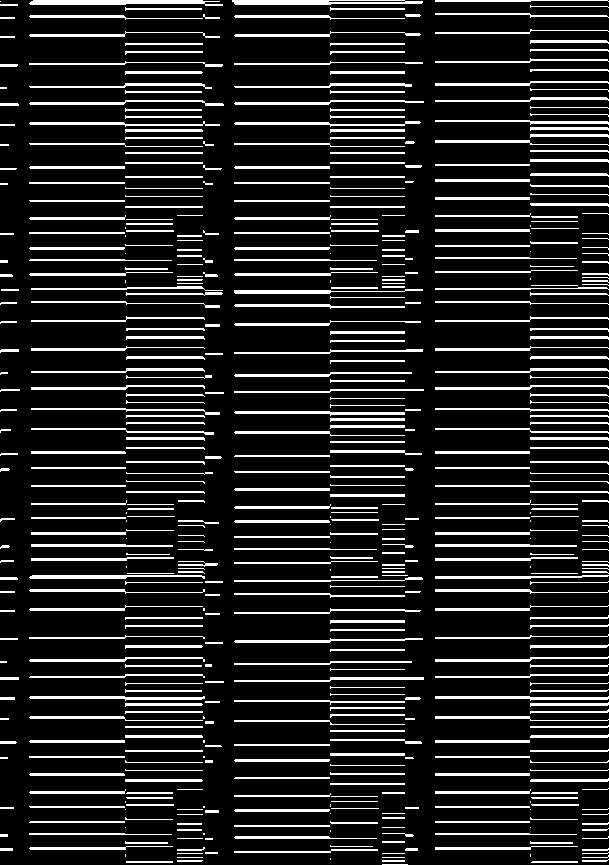 "Bar Codes / 21" Giclée fine art prints on Hahnemühle Watercolour paper / Variable dimensions / Edition of 6