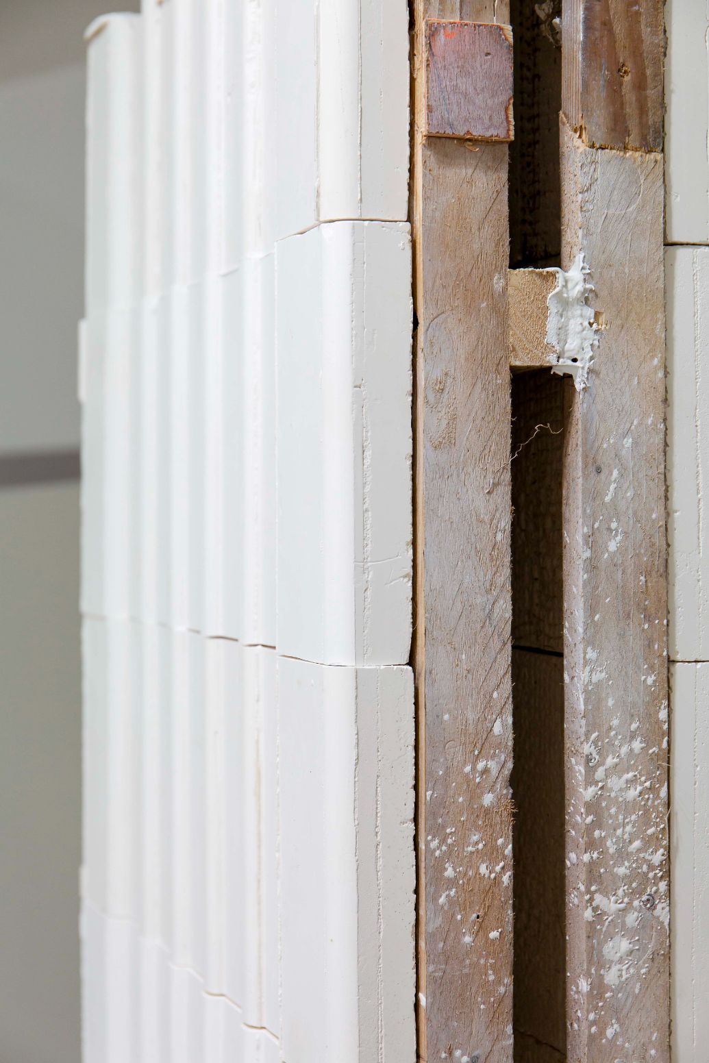Robert Dunne, (the site + ruin), 76–77 John Street Lower, Kilkenny, 2021, installation view. Photography by Kasia Kaminska.