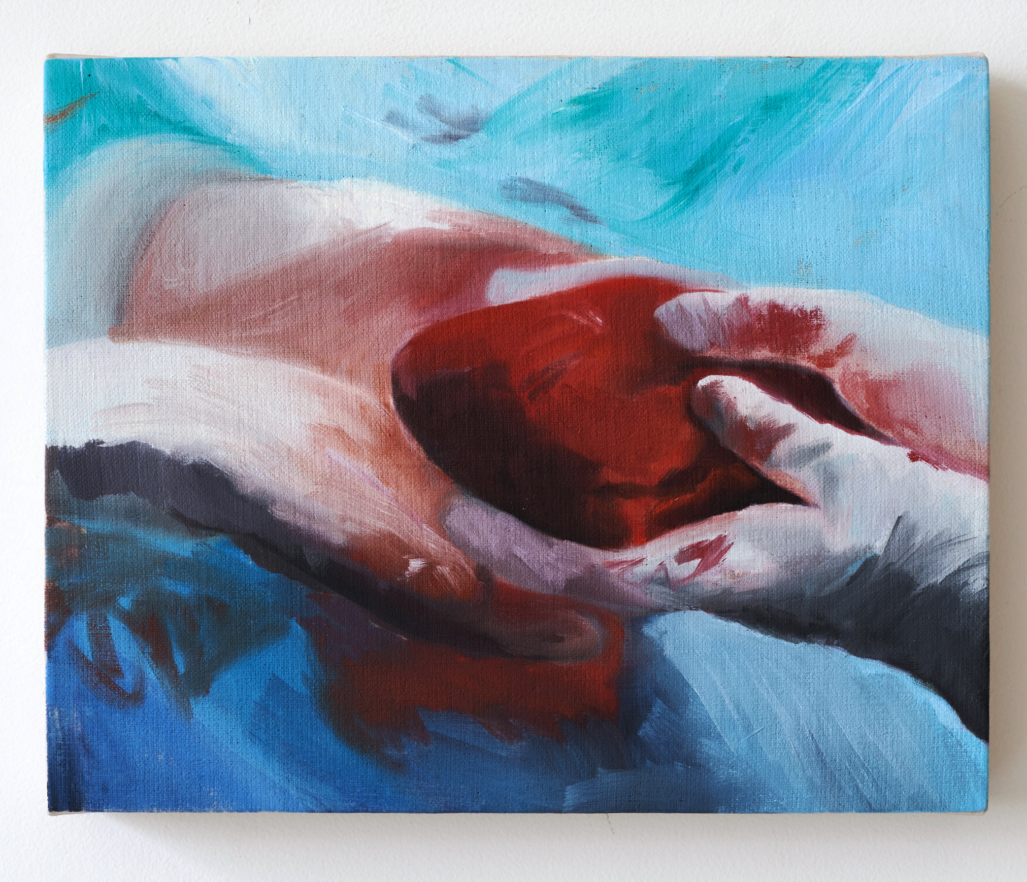 Untitled Heart, Oil on Linen, 8 x 10 in