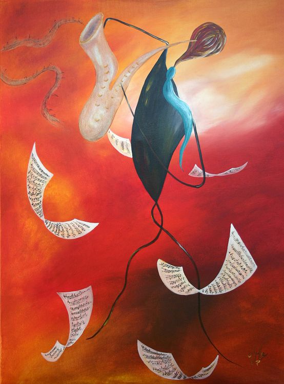  "Solo" (60x80) Acryl/Canva