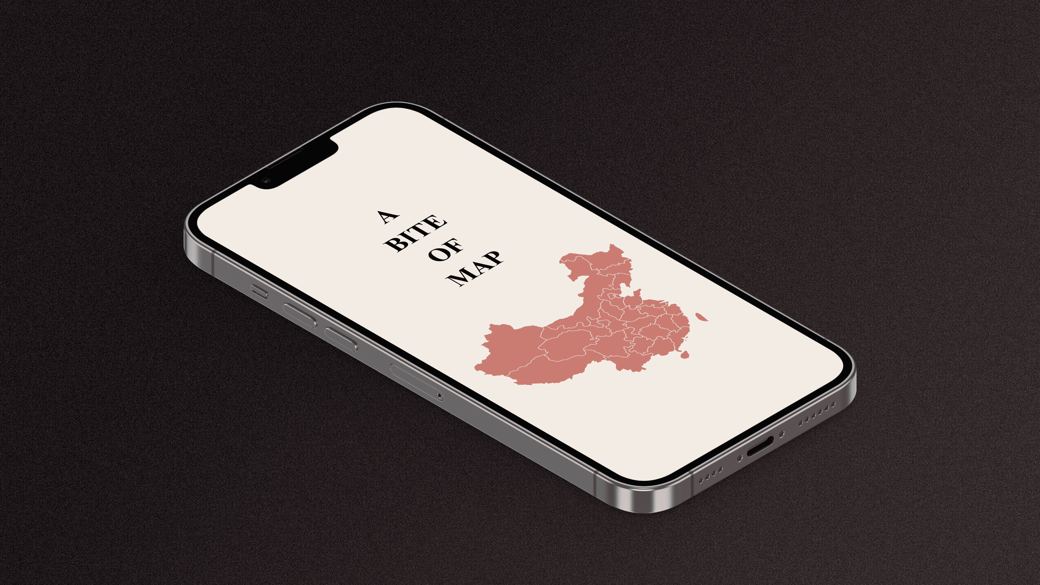 A BITE OF MAP, UX/UI