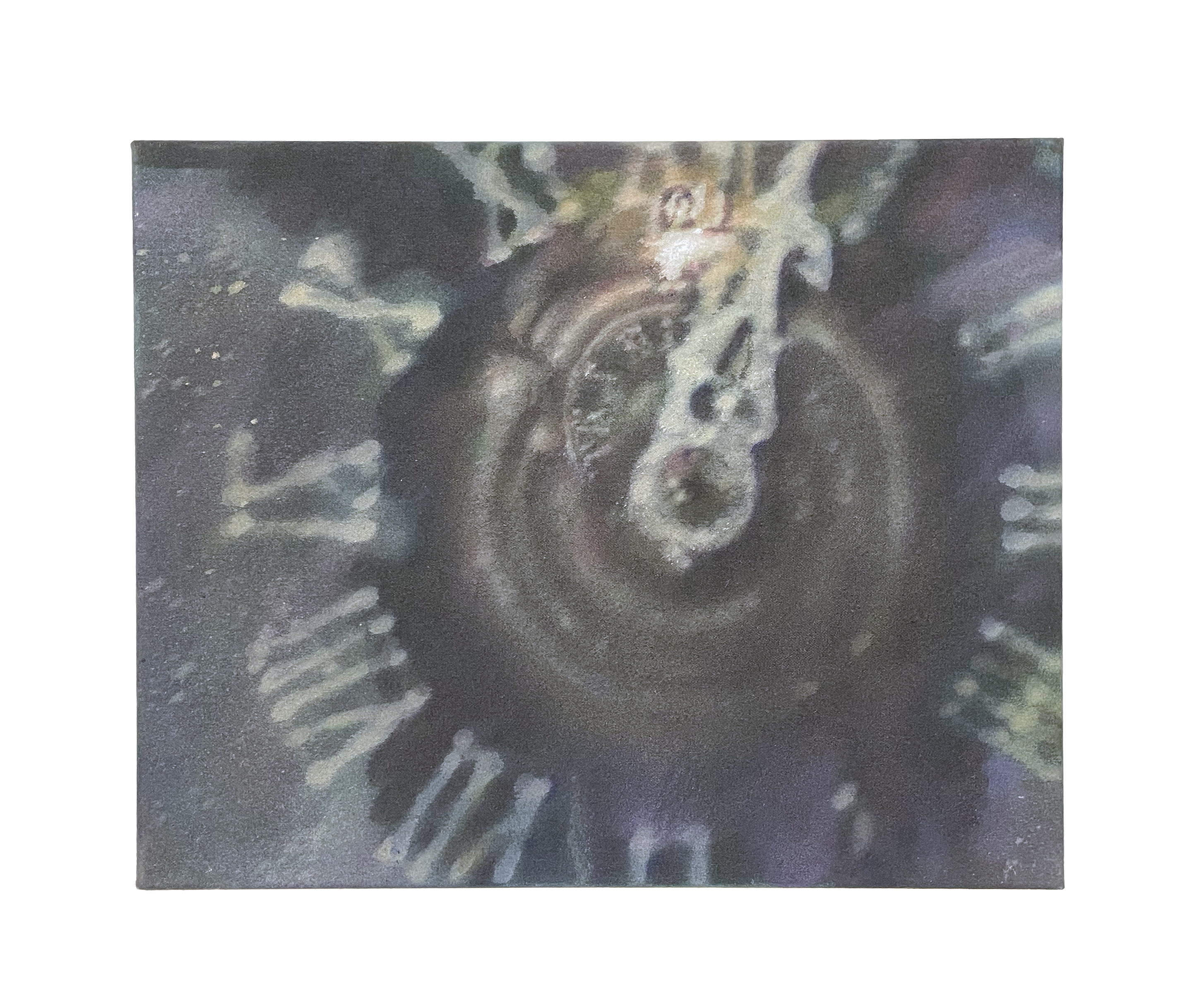 Past Twelve, 2024, Acrylic on Canvas, 40 x 50 cm