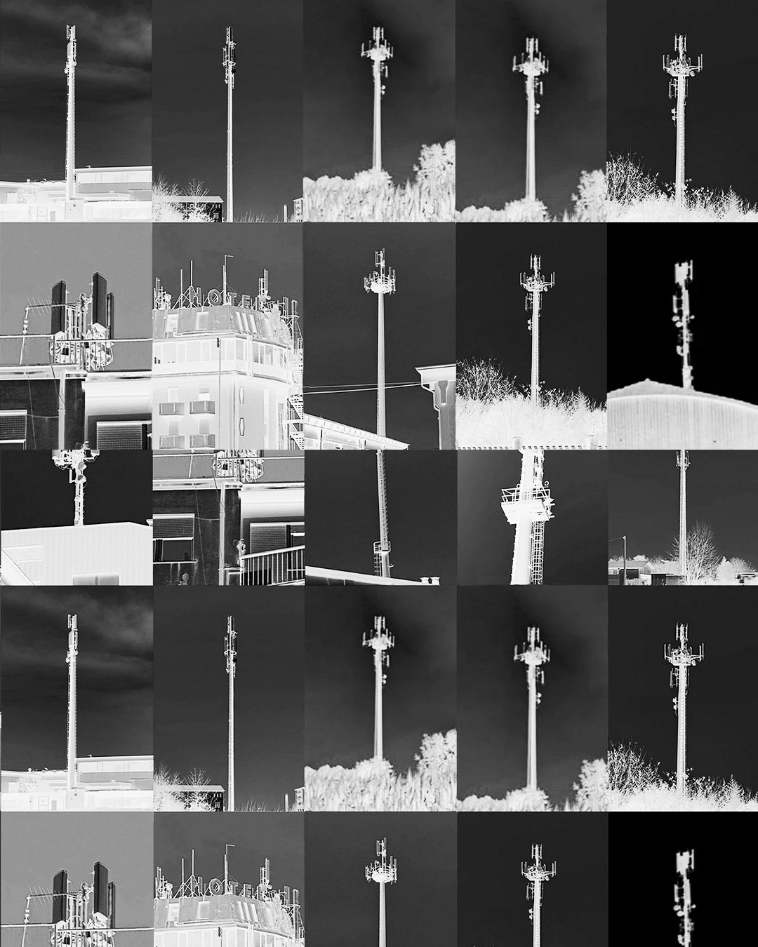 Telecommunications' towers documentation, Thiene, Italy, 2021