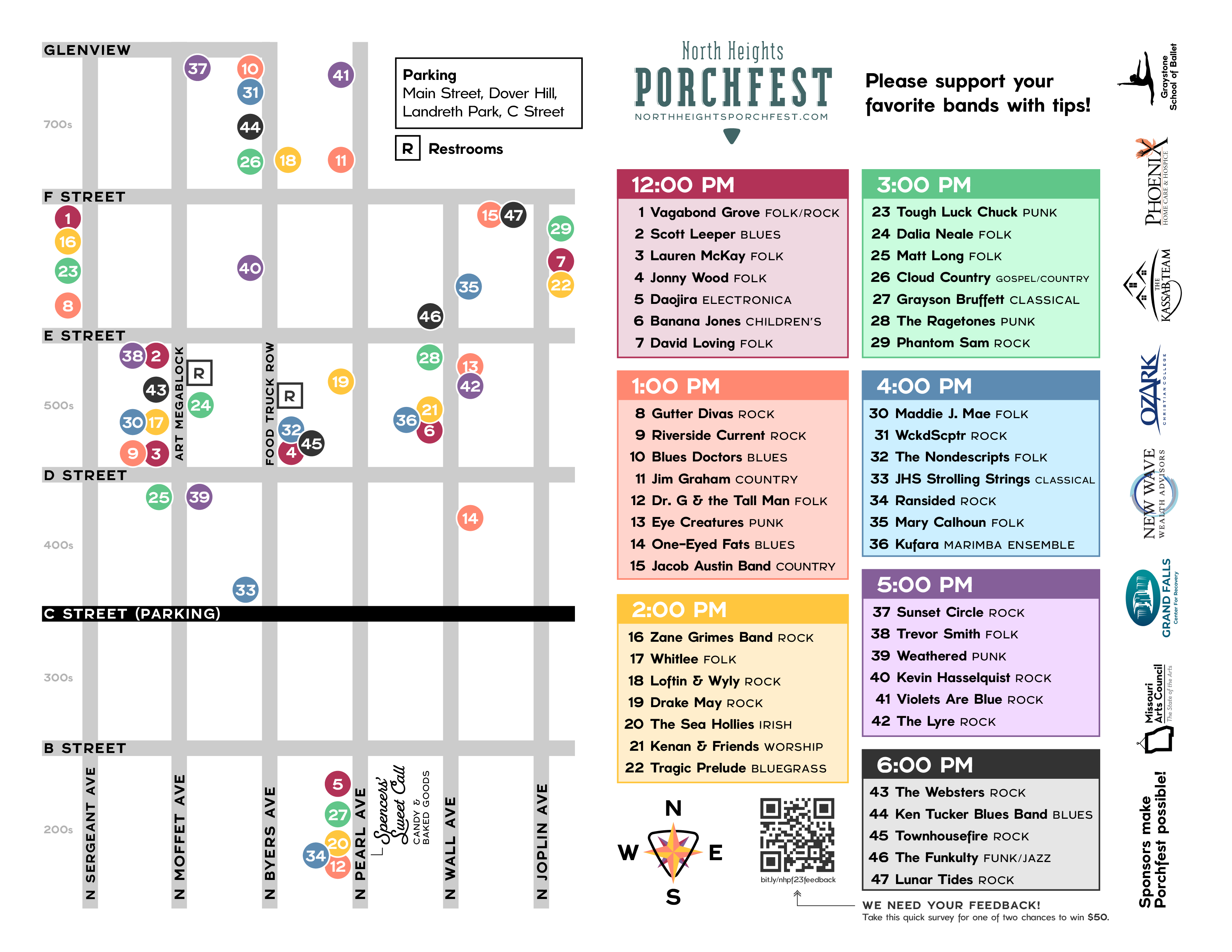 Lineup — North Heights Porchfest