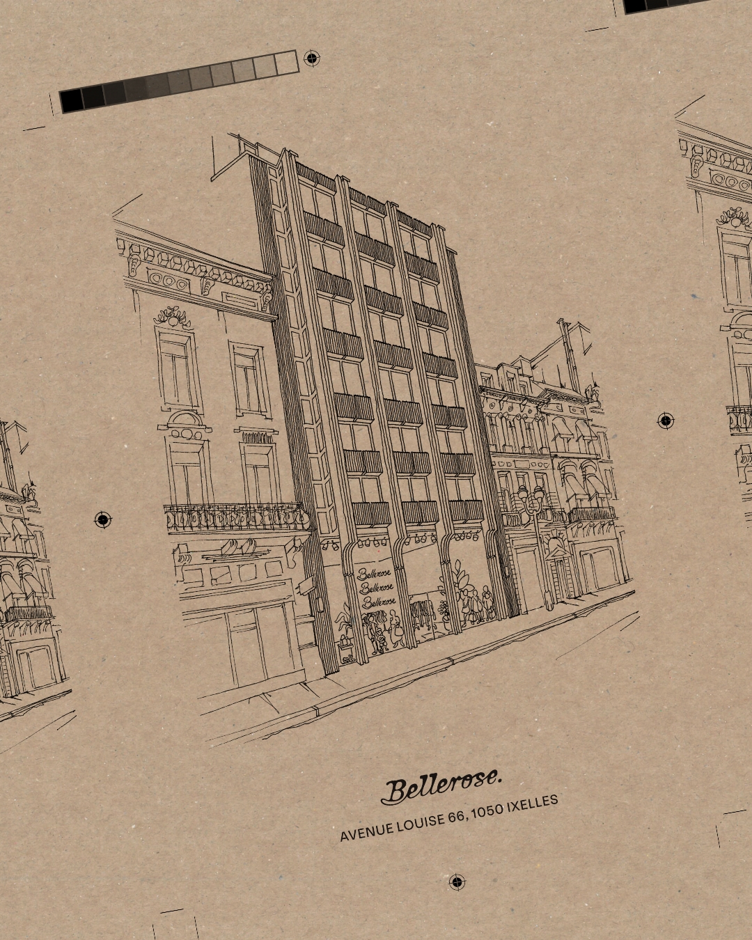 Carte postale en collaboration avec l'illustrateur Laurent Delahaye — Bellerose 2022
