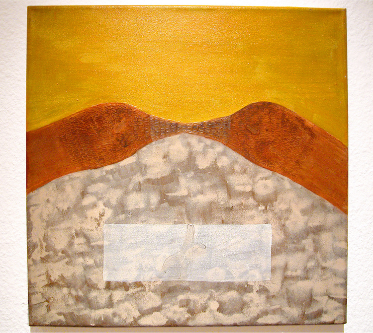 Bonded, 2006, 40x40cm, Earthpigment painting