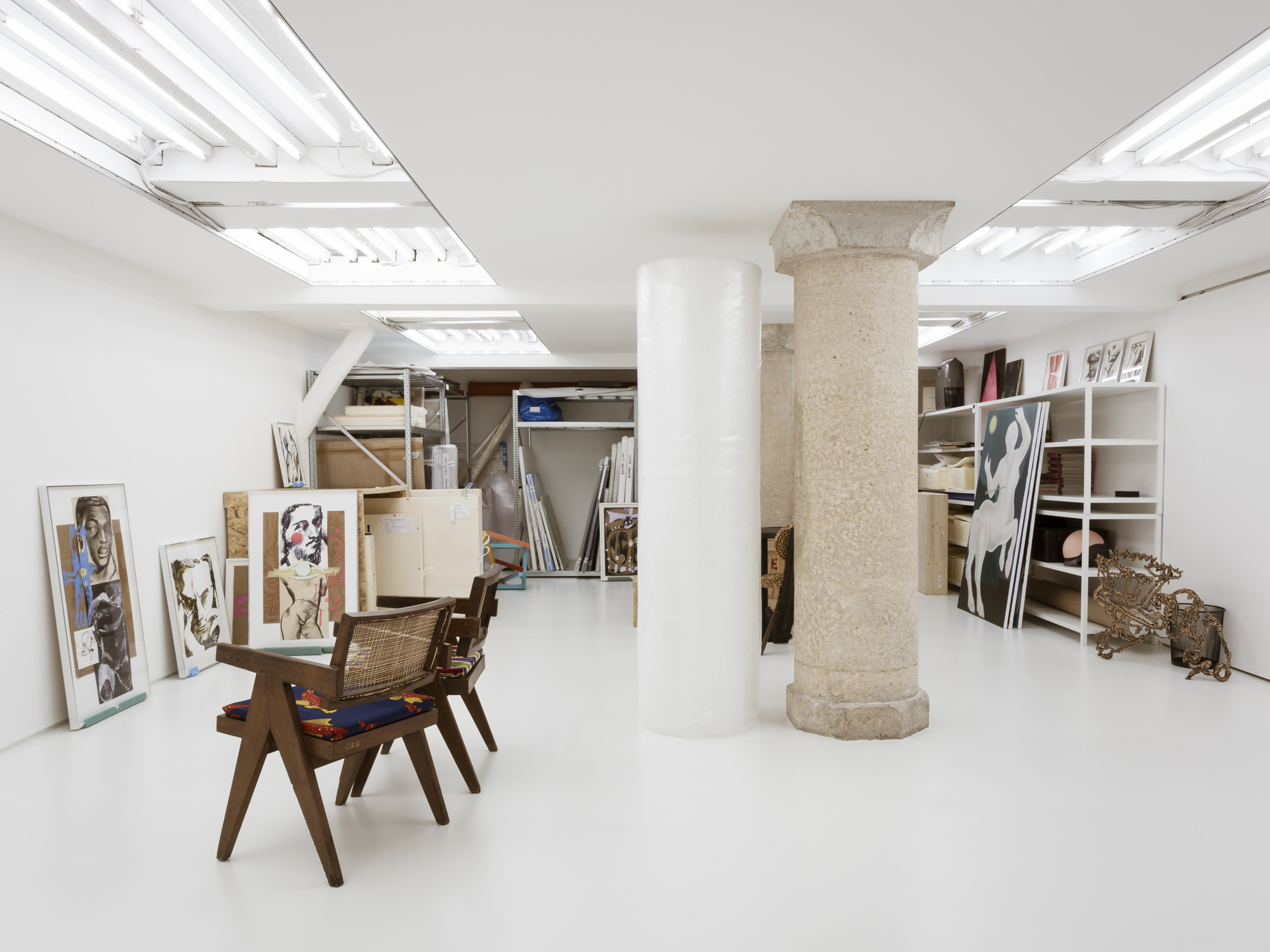 Galerie Derouillon, 13 rue de Turbigo 75002//With Iris Lacoudre Architecte // Photo ©Mary Gaudin