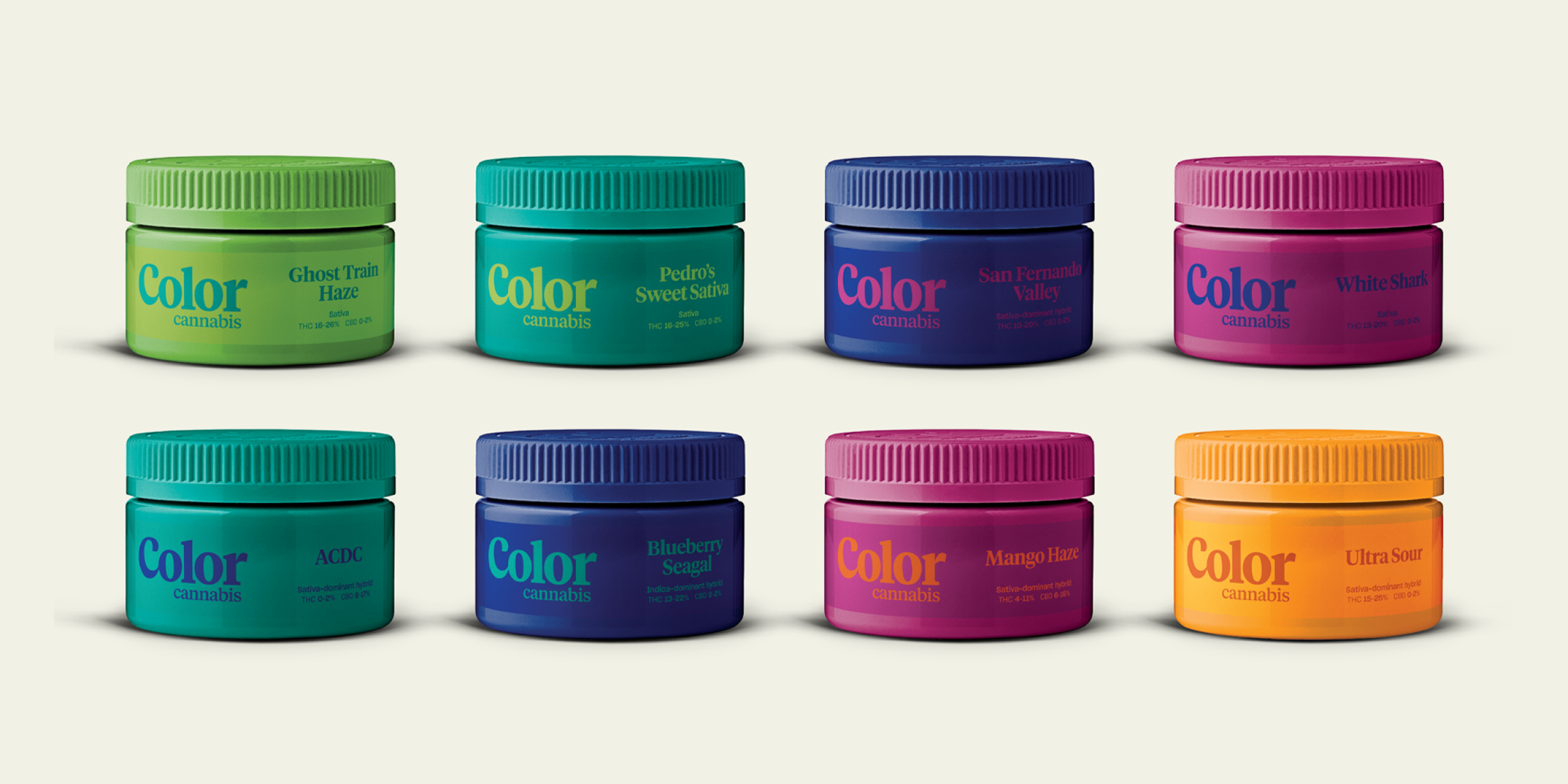 Color Cannabis Brand IdentityWith Sam Dal Monte, completed at Sid Lee.
