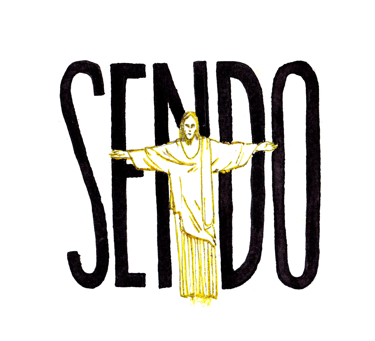 Encre de Chine et colorex, 9 x 9 cm