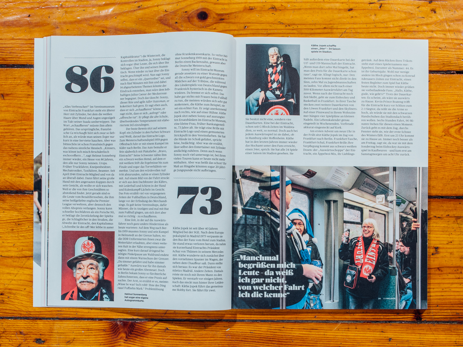 11Freunde #194 / Die &auml;ltesten Ausw&auml;rtsfahrer der Republik / November 2017