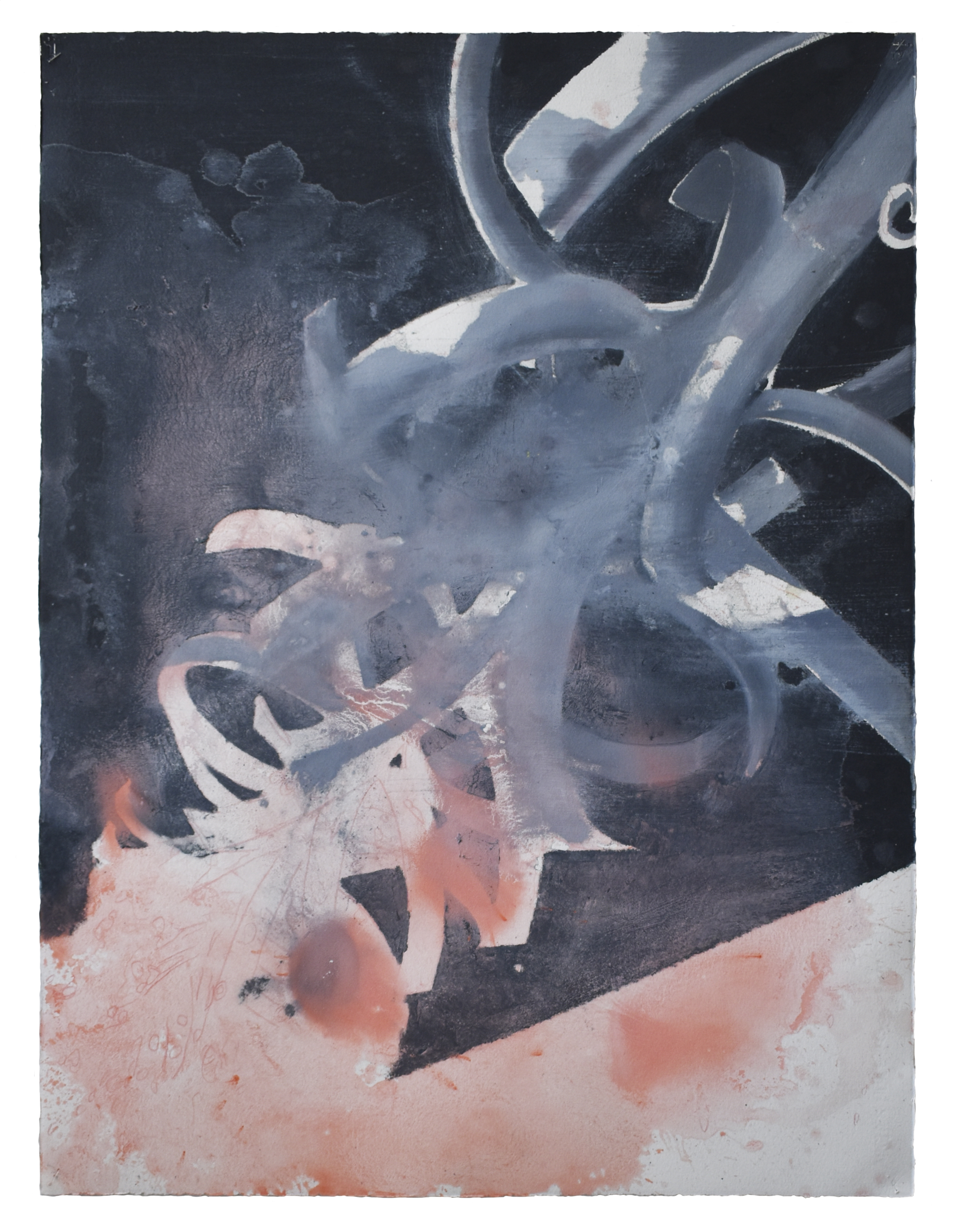 "Camden", oil on paper, 76 x 56 cm, 2020