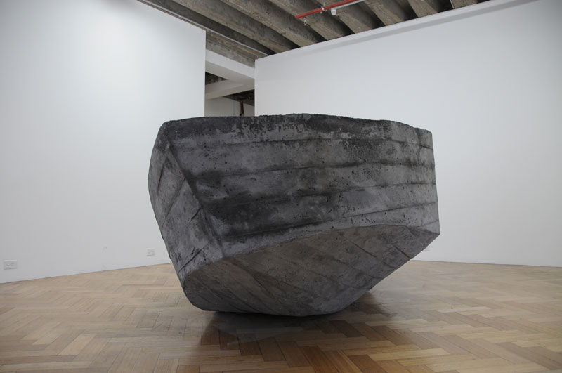 Untitled Project (Conceret Boat) 2011, Concrete, steel, with Ross Coulter & Alex Ippoliti (photo: Meredith Turnbull)