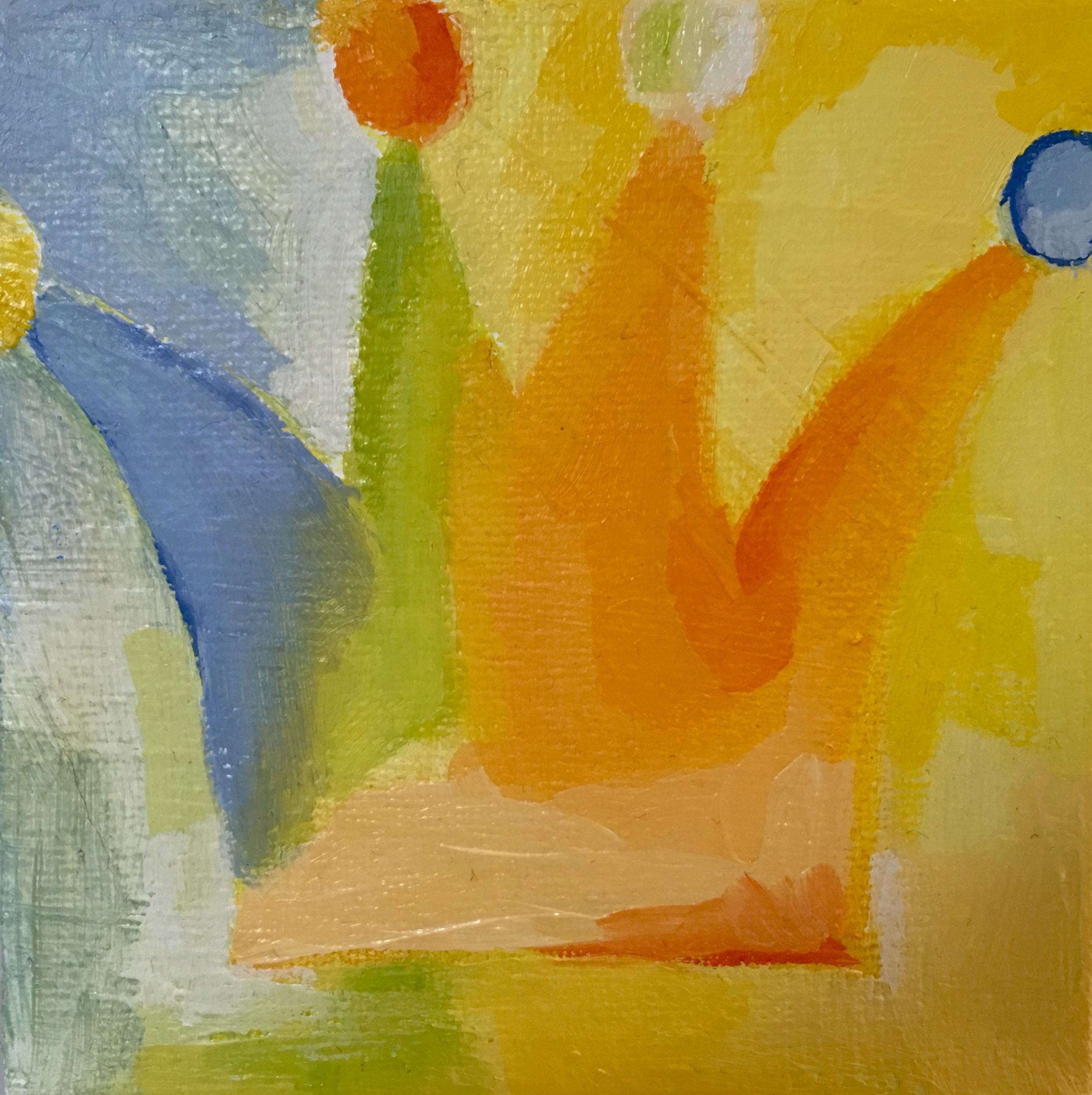 Crown series → oil paint on canvas