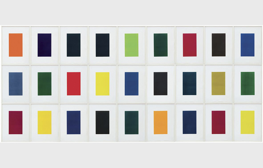 Matrix of Novum Ovum, 2012. 27 monocopies 76 x 56 cm each. 