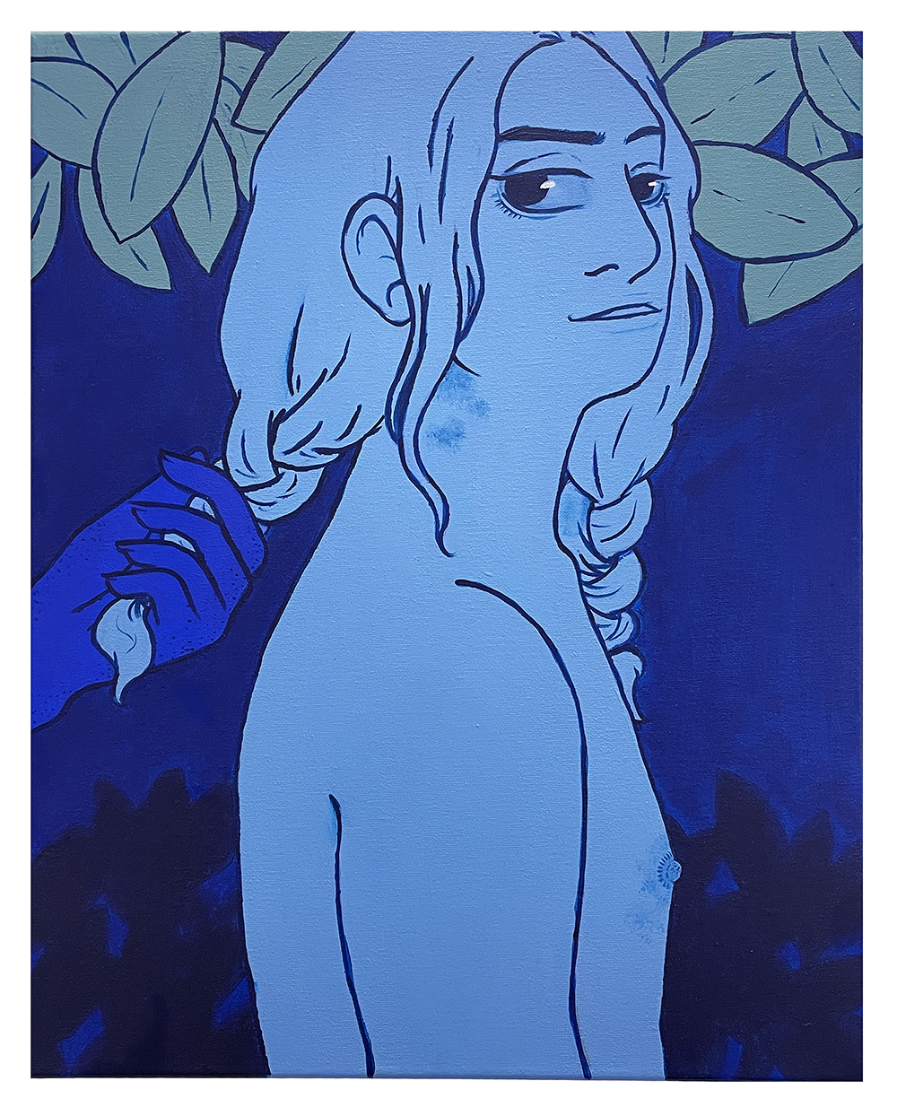 PAGE (acrylic on canvas); BOOM Universe Residency 