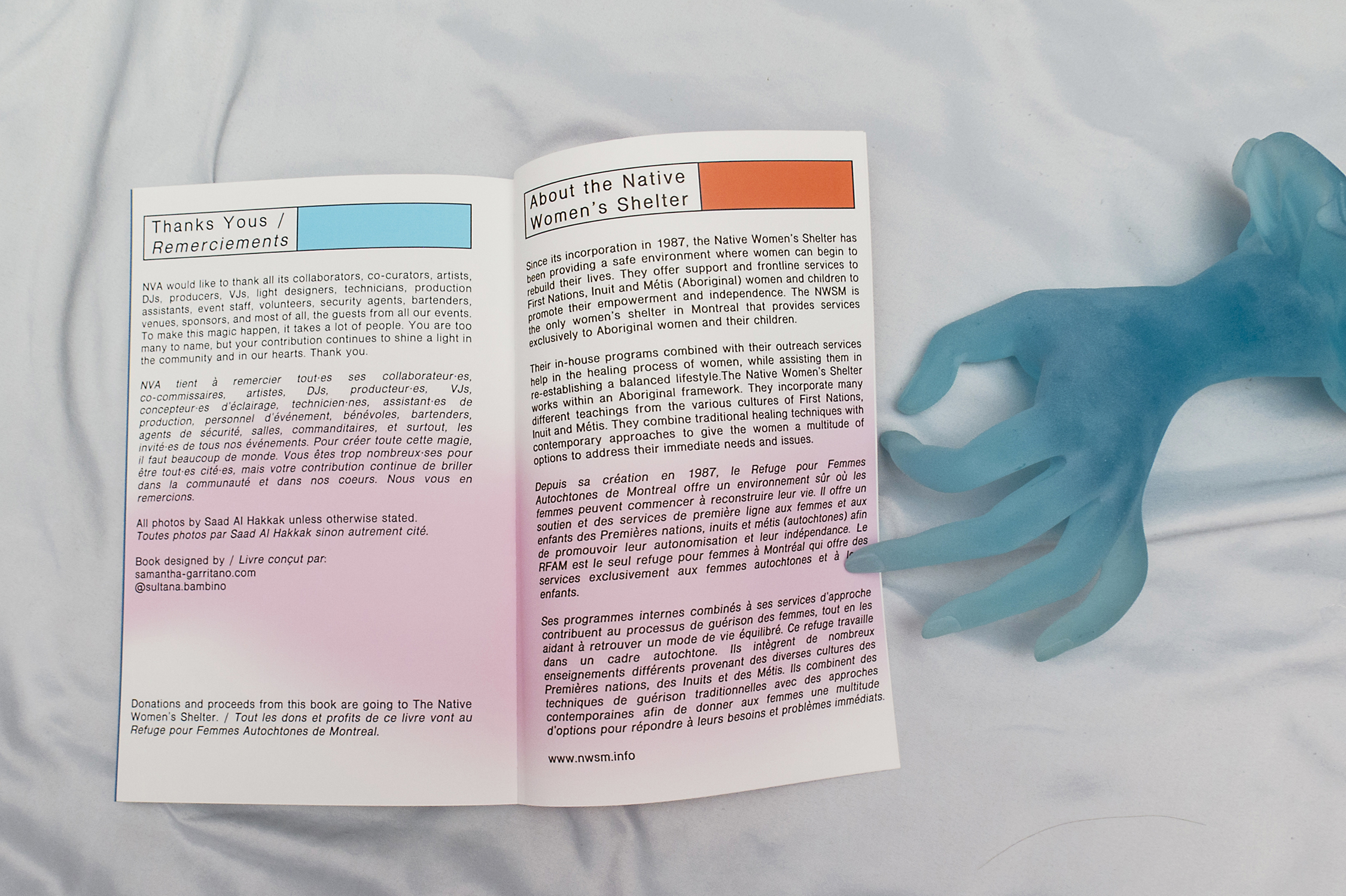 Cover and layout for 5 years of Never Apart.