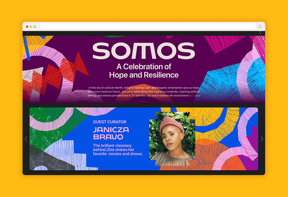 Apple Latinx Heritage Month graphics