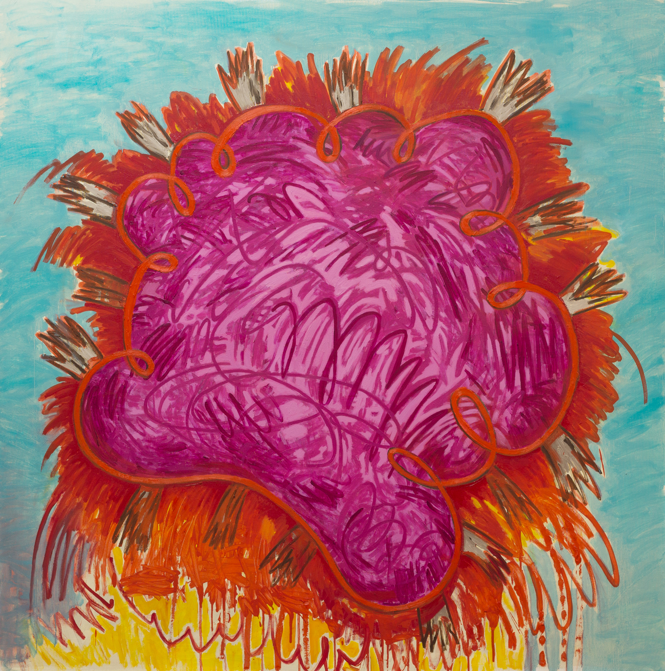 Explosão estereótipo, 2019acrílica e óleo sobre tela140 x 140 cm