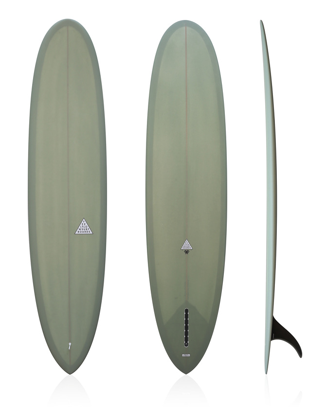 Olive store green surfboard