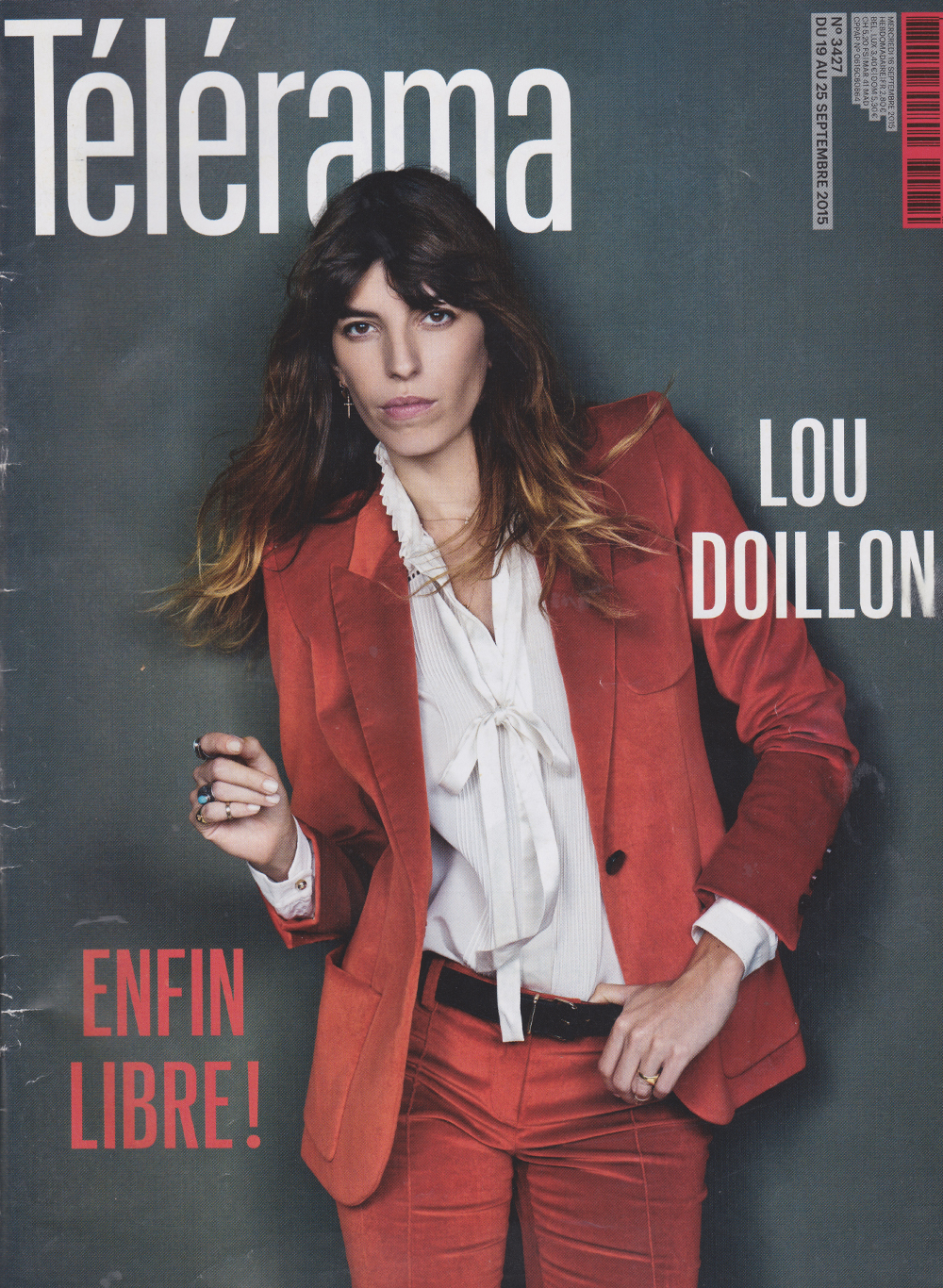 Cover Télérama, 2015