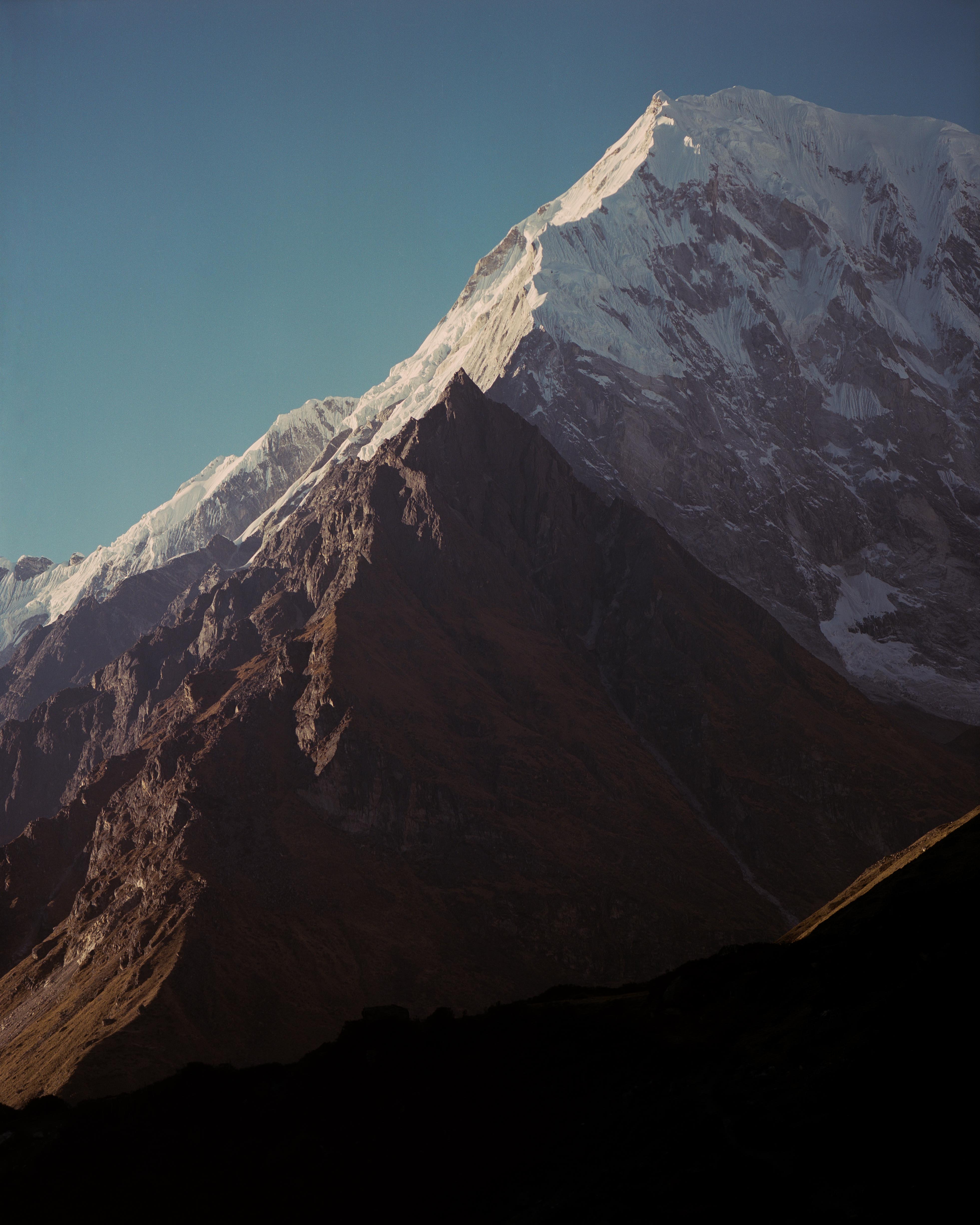 Langtang Lirung at 7234 meters high. The peak where the avalanche came from.