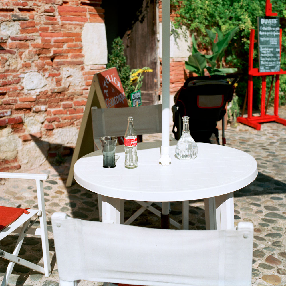 Three Glass Items, Auvillar, France, 2009