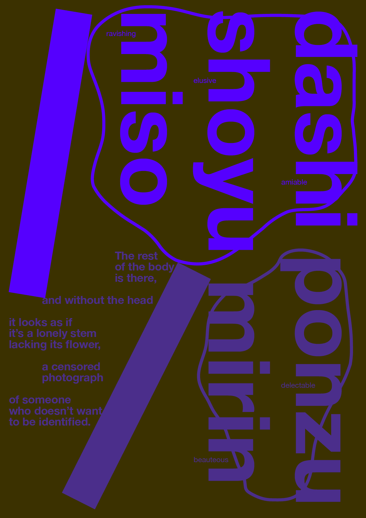 "Condiment Poetry" digital poster series, 2022