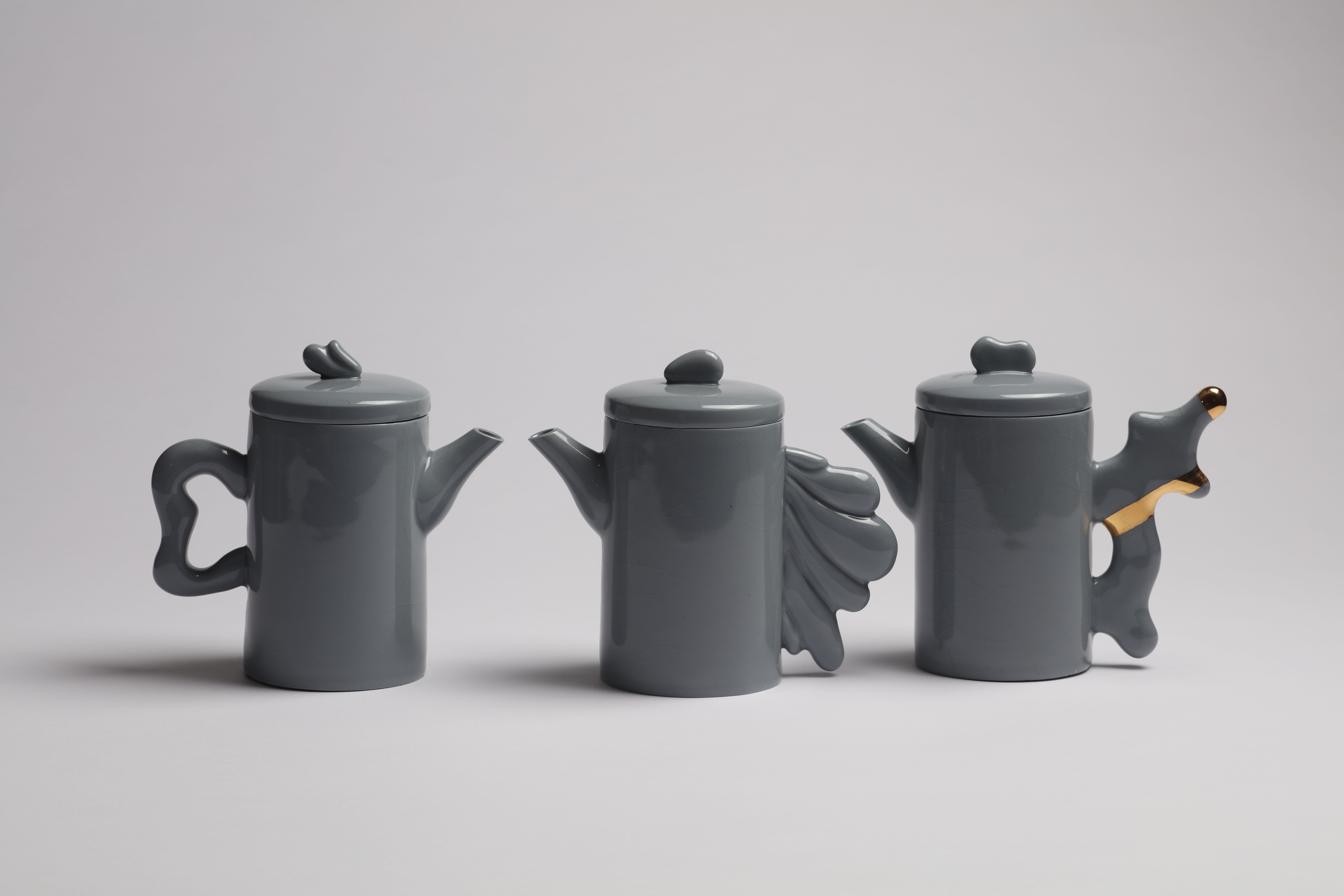 'Streamed Lined pots 2', 2018, Ceramics