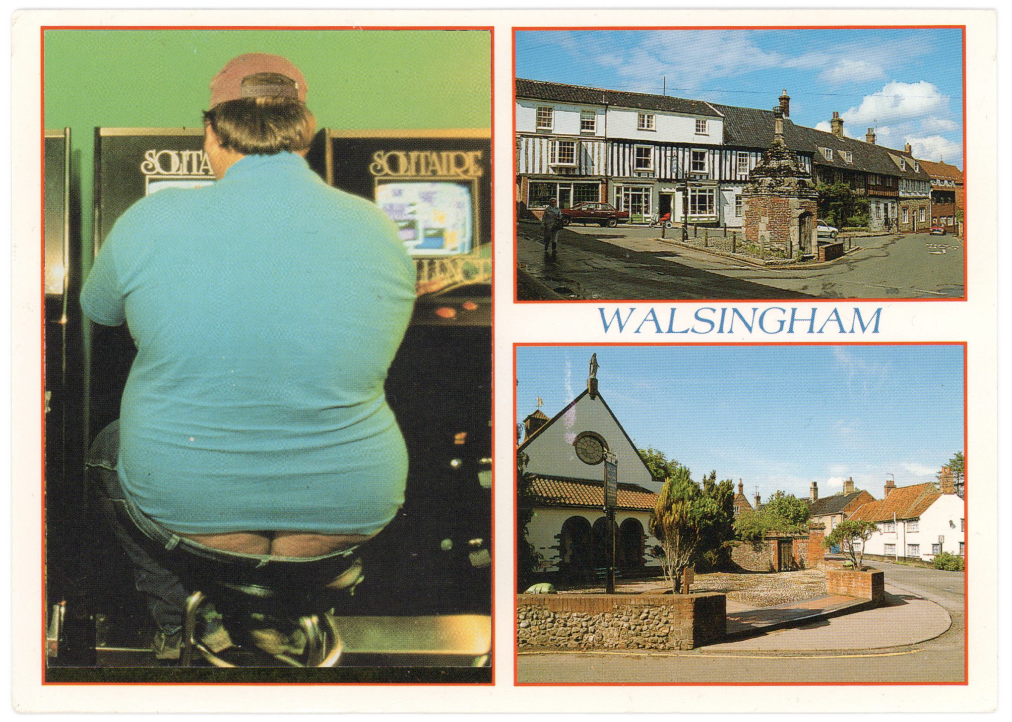 Walsingham, 2017, collage, 14 x 9 cm