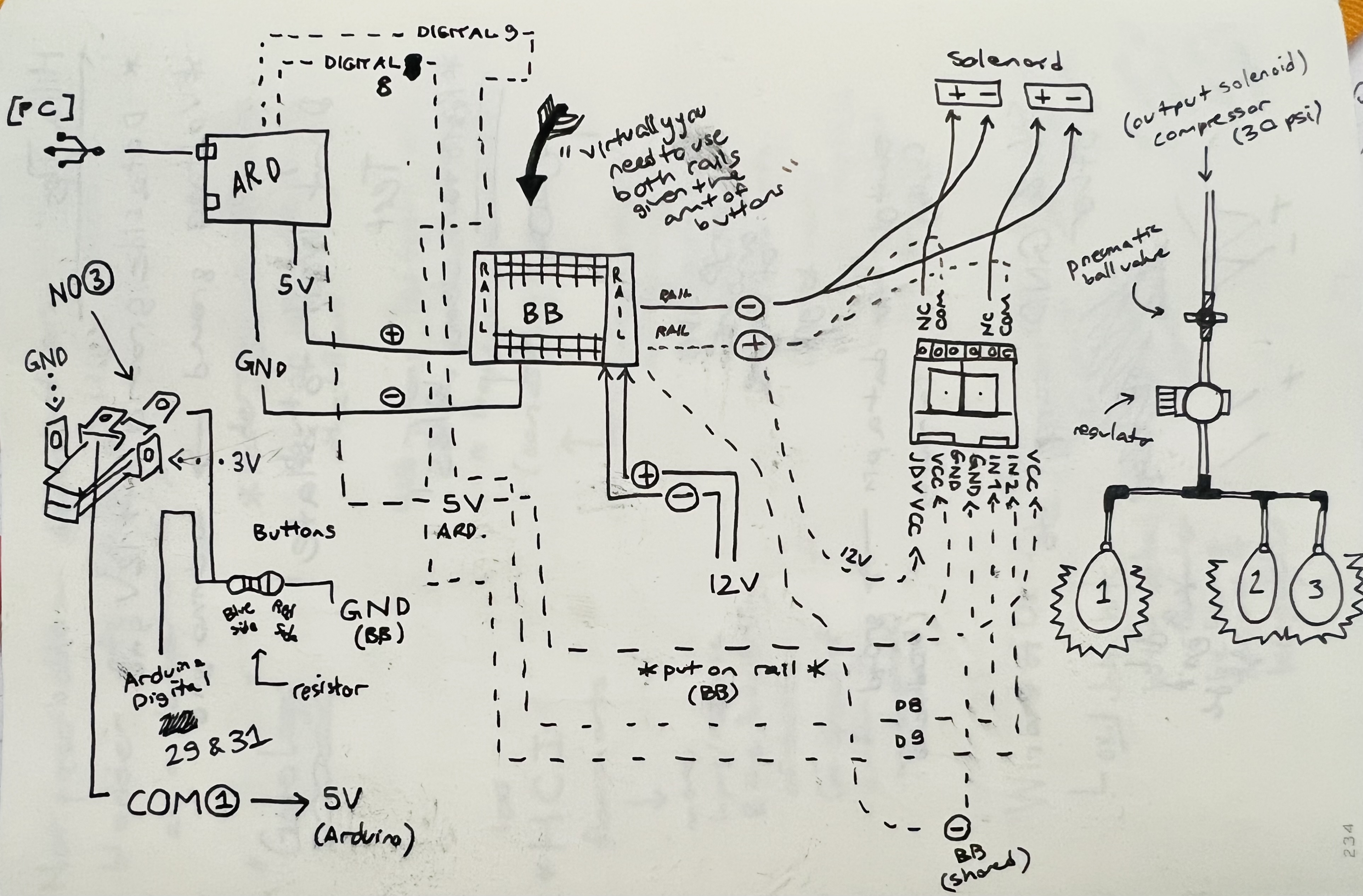 Custom schematic sketch.