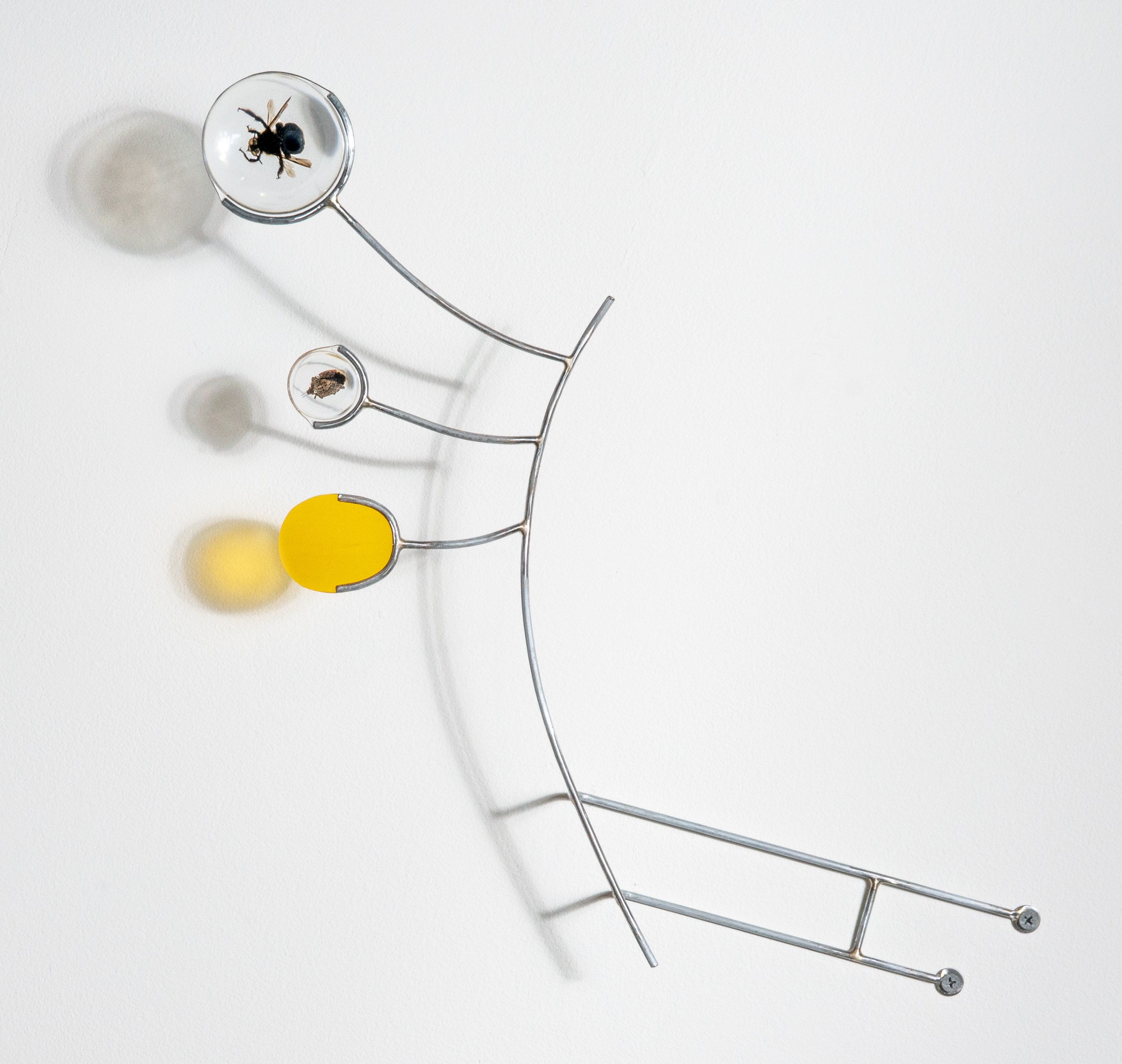 Subtle Reverberations, 2025, Mixed Media 20 x 9 x 4 inches
