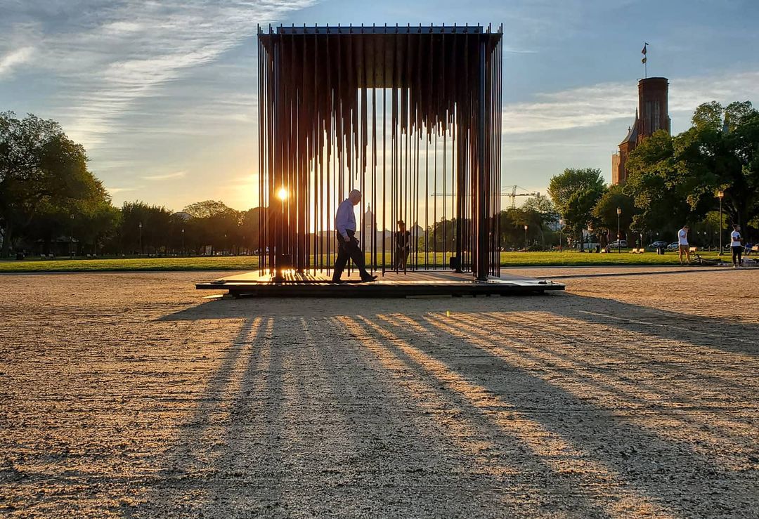 Society's Cage, by a group of architects from @smithgroup / National Mall / August 30, 2020 / Photo: Deane Madsen @deane_madsen