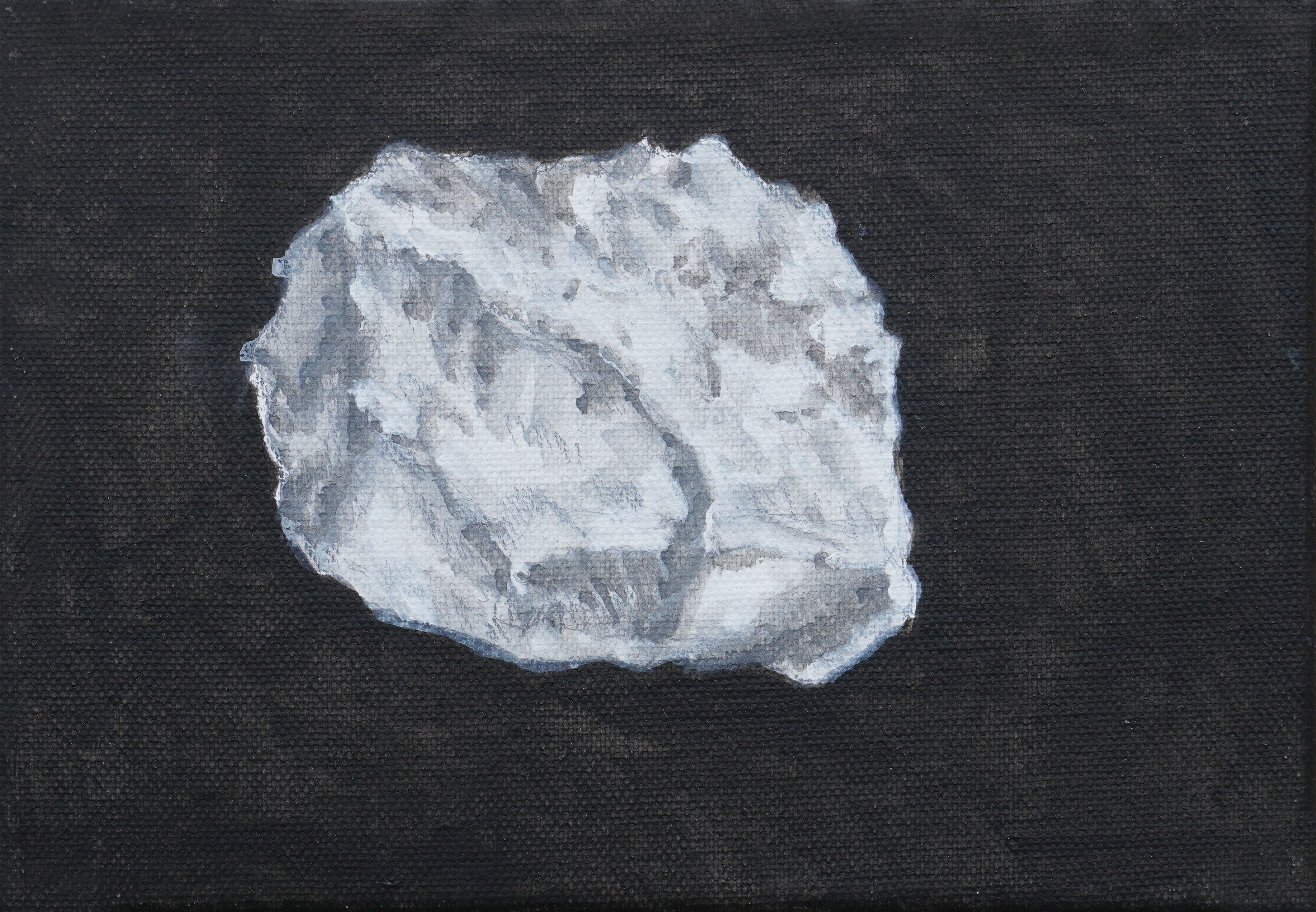 빛나는 돌 Shining stone_acrylic on canvas_22.7x15.8cm_2021