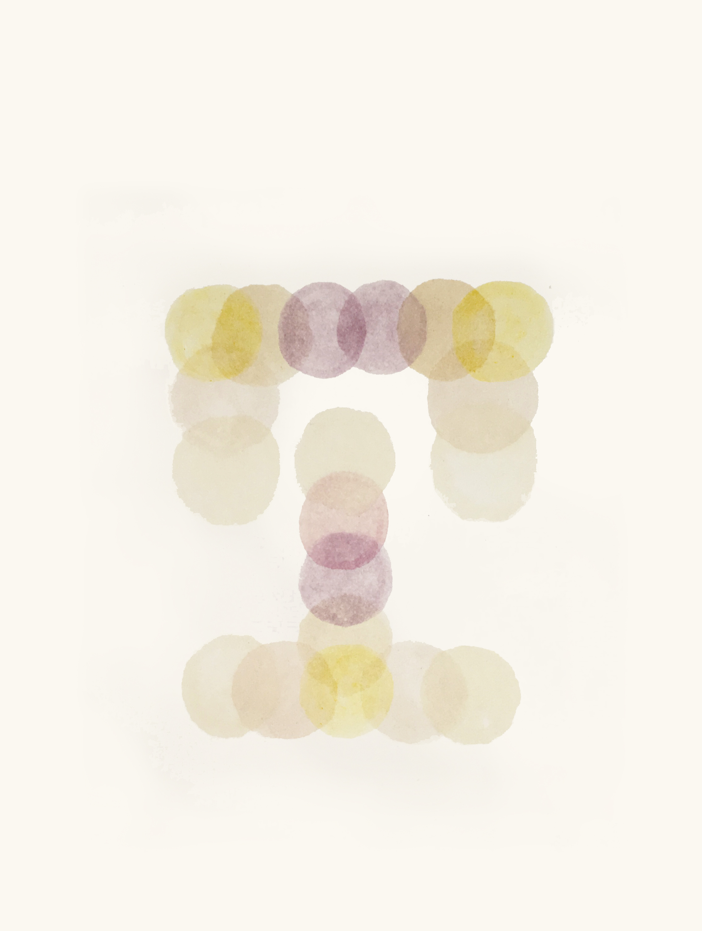 Cromatografía del Alma #26. Tintas vegetales sobre  papel  de acuarela. 23 x 30. 