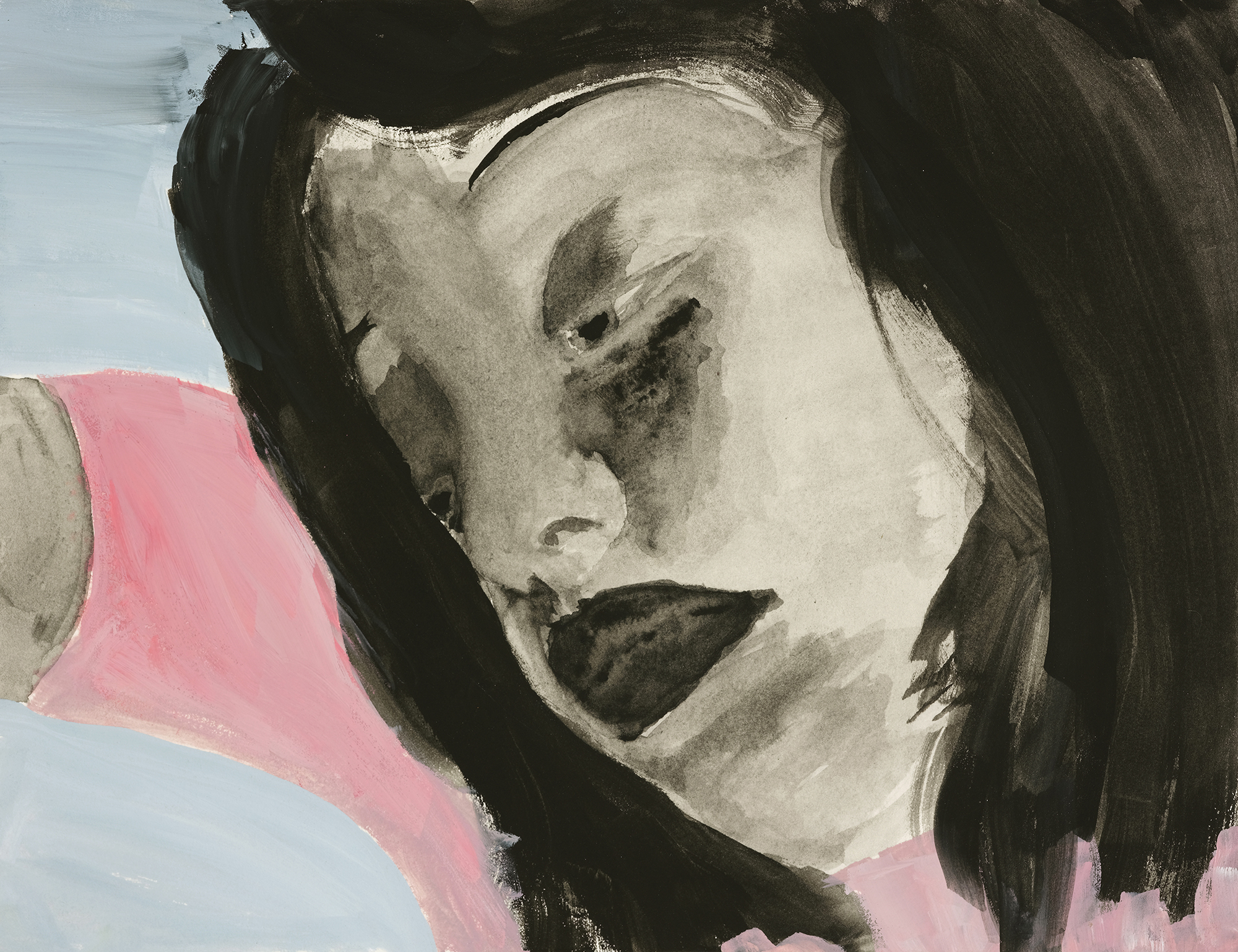 Mother, Gouache on paper, 20x26 cm, 2023