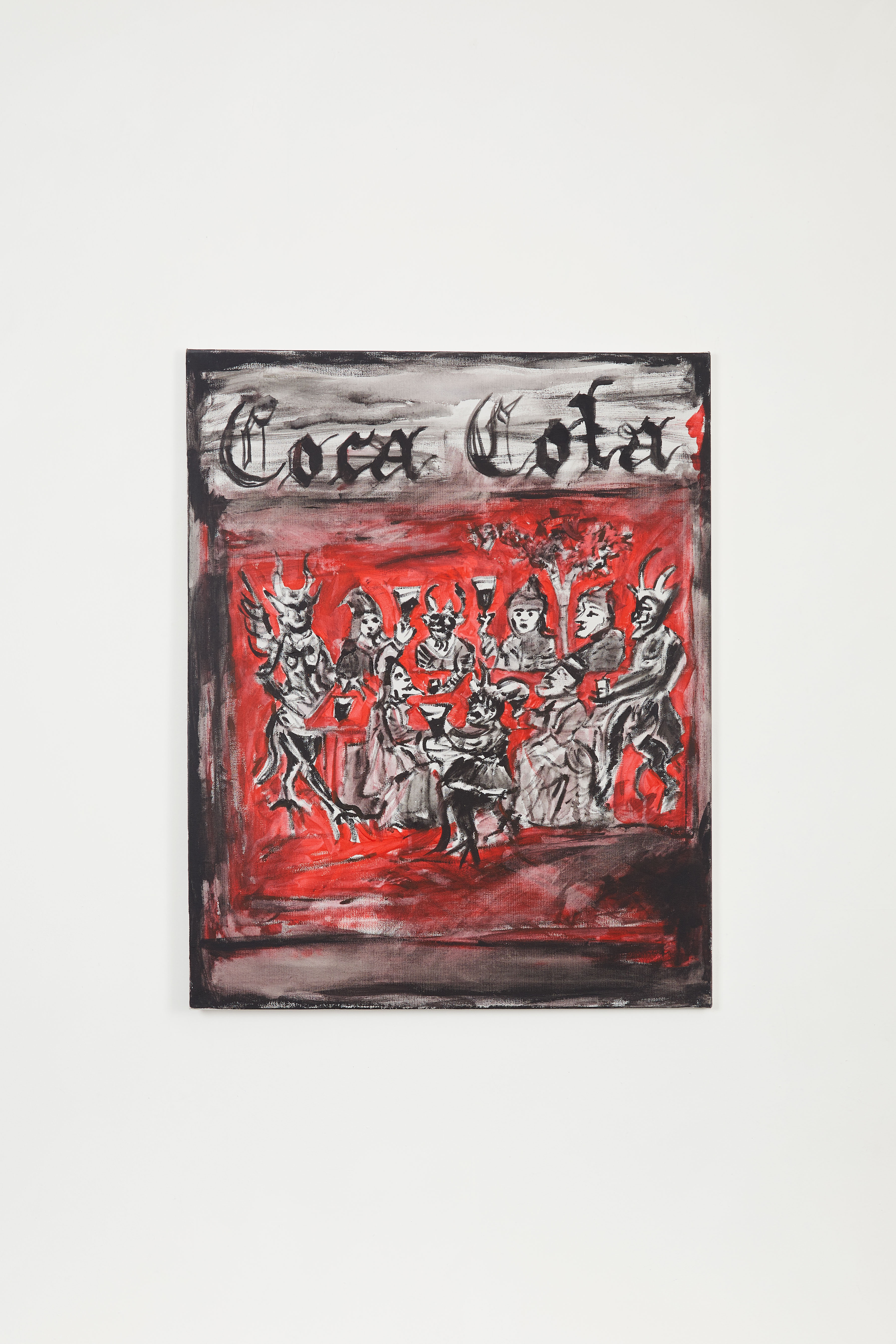 A Demon's Delight, 2020, Acrylic on canvas, 30 x 24 in.