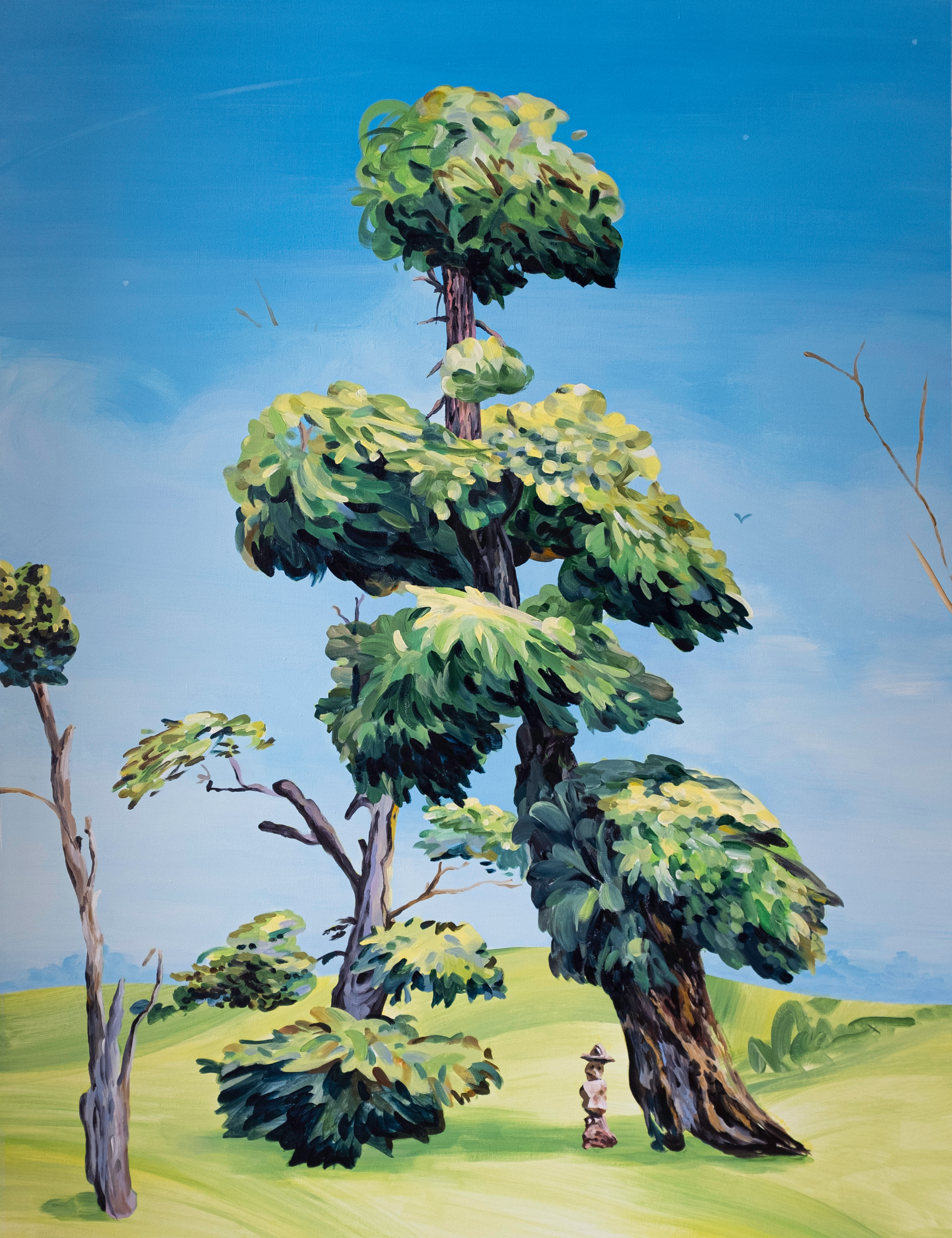 "An Accidental Day", 2025, acrylic on canvas, 130 x 100 cm