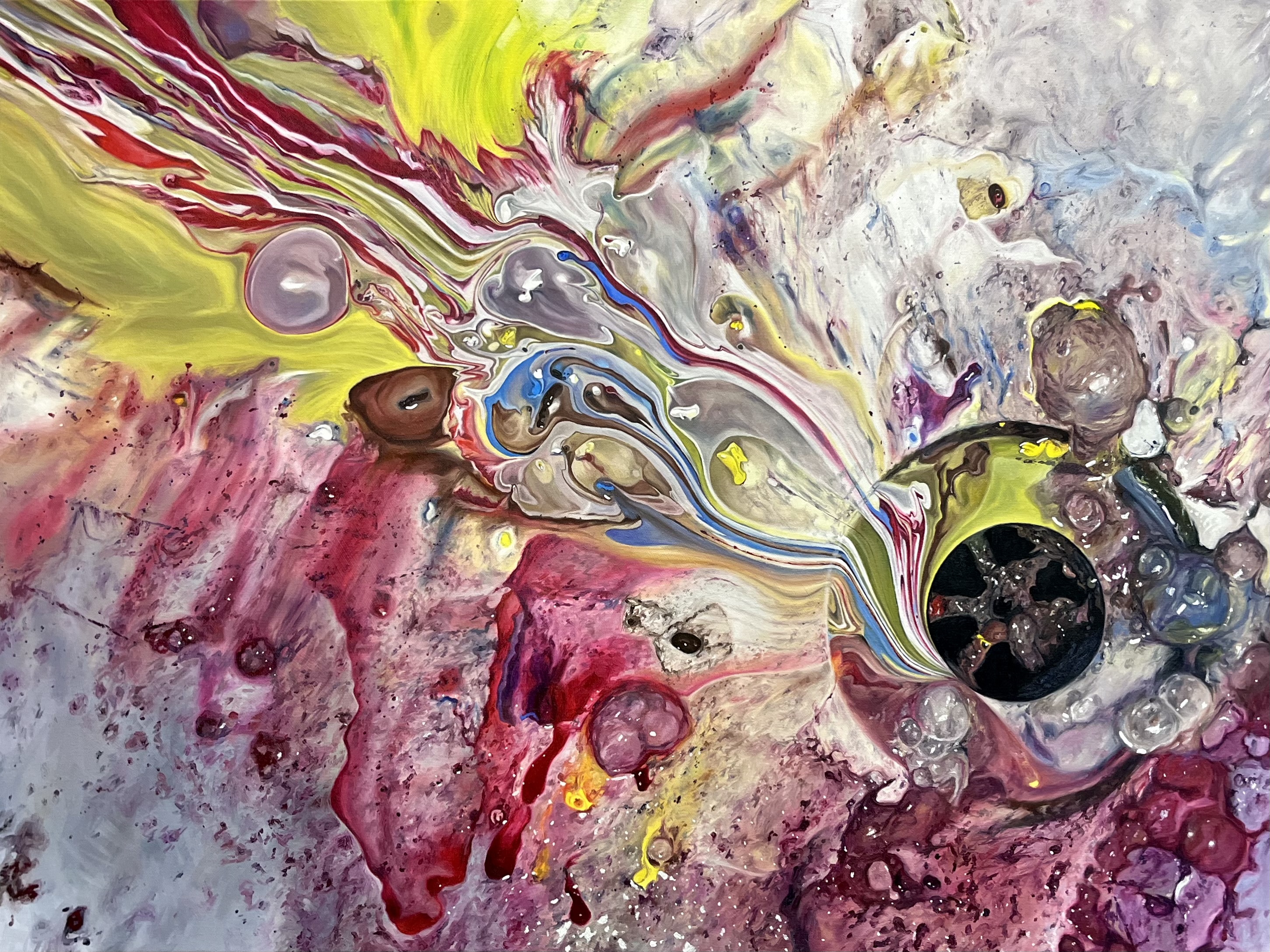 Laminar Flow 2024 Oil on Canvas 30"x40"