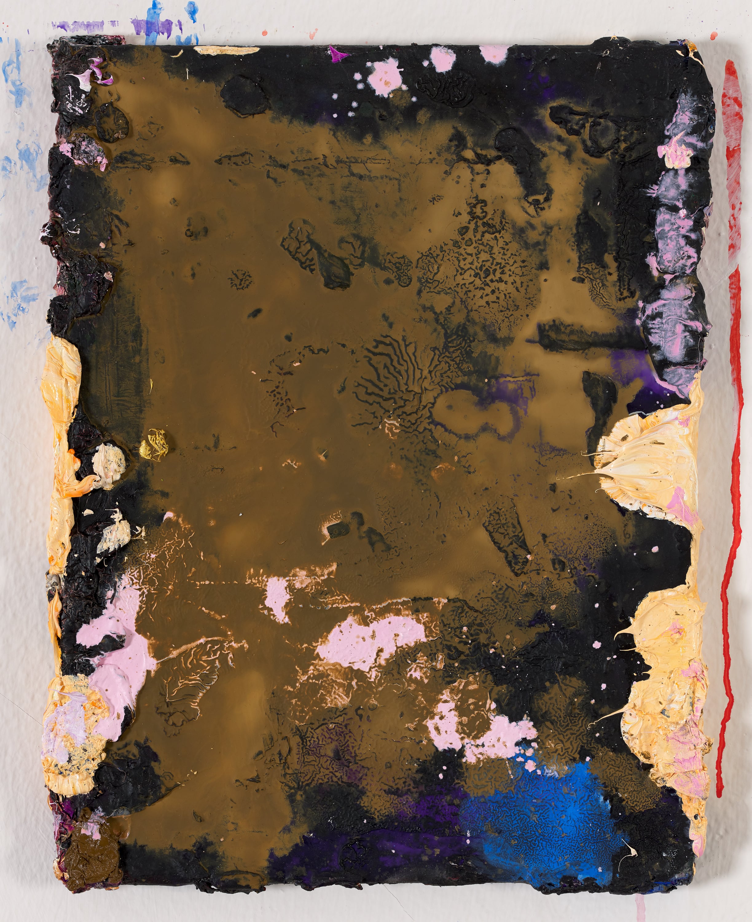 Seven lots of Luck and Eight Great Treassures, oil on linnen, 40 x 30 cm 