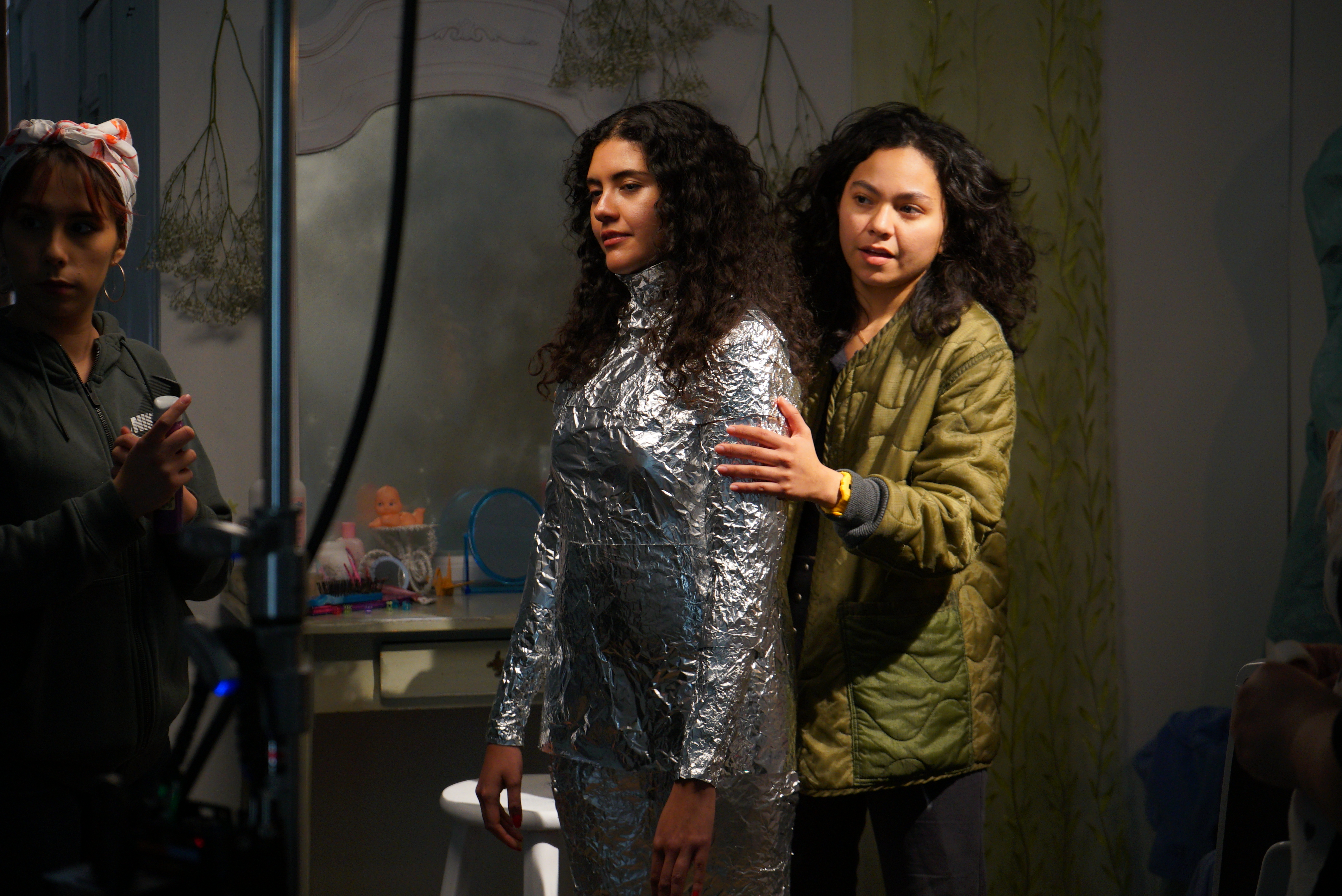 On set for BEAUTY STANDARDS (2019)