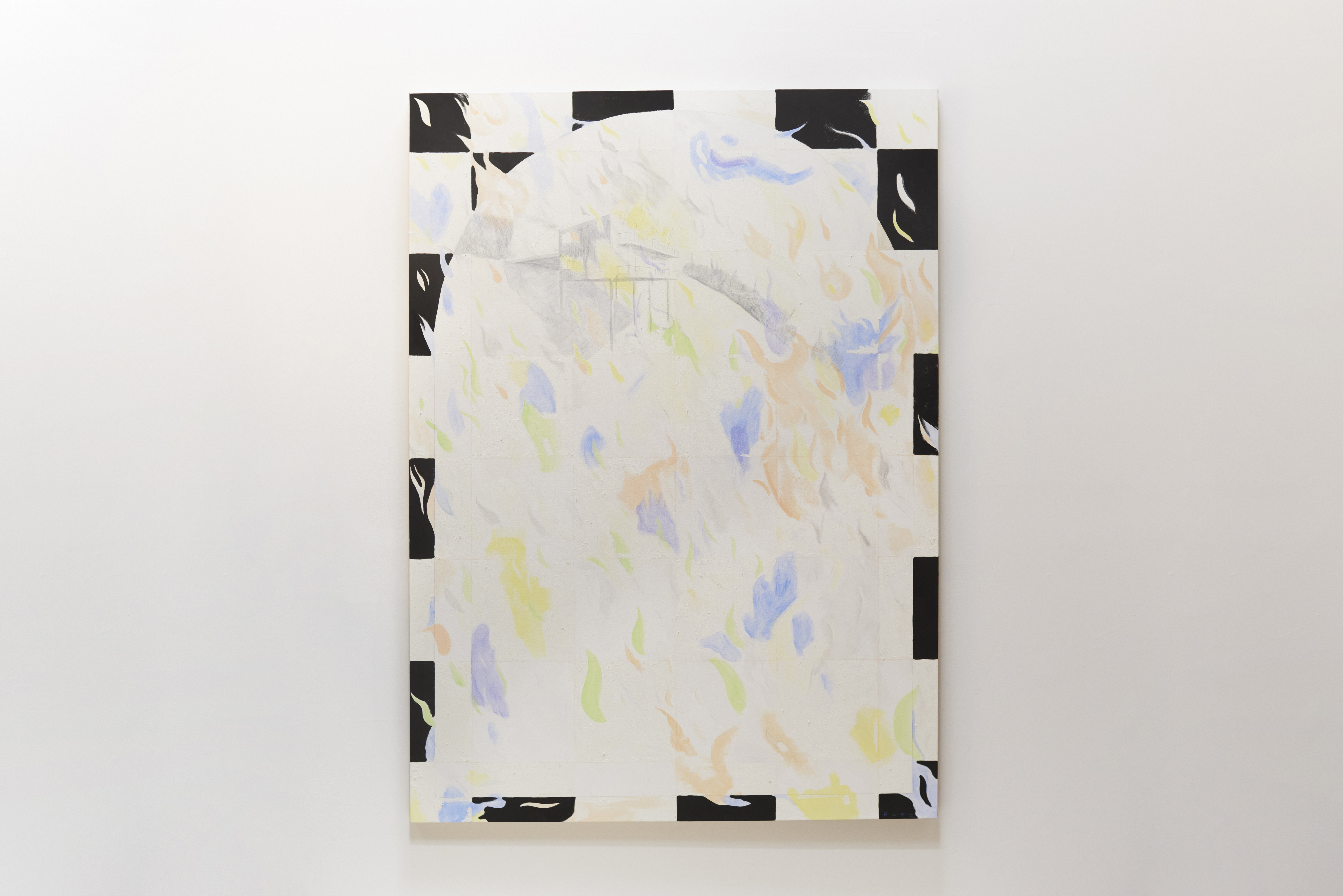 Insurance Fraud, acrylic on canvas, 52" x 72," 2020