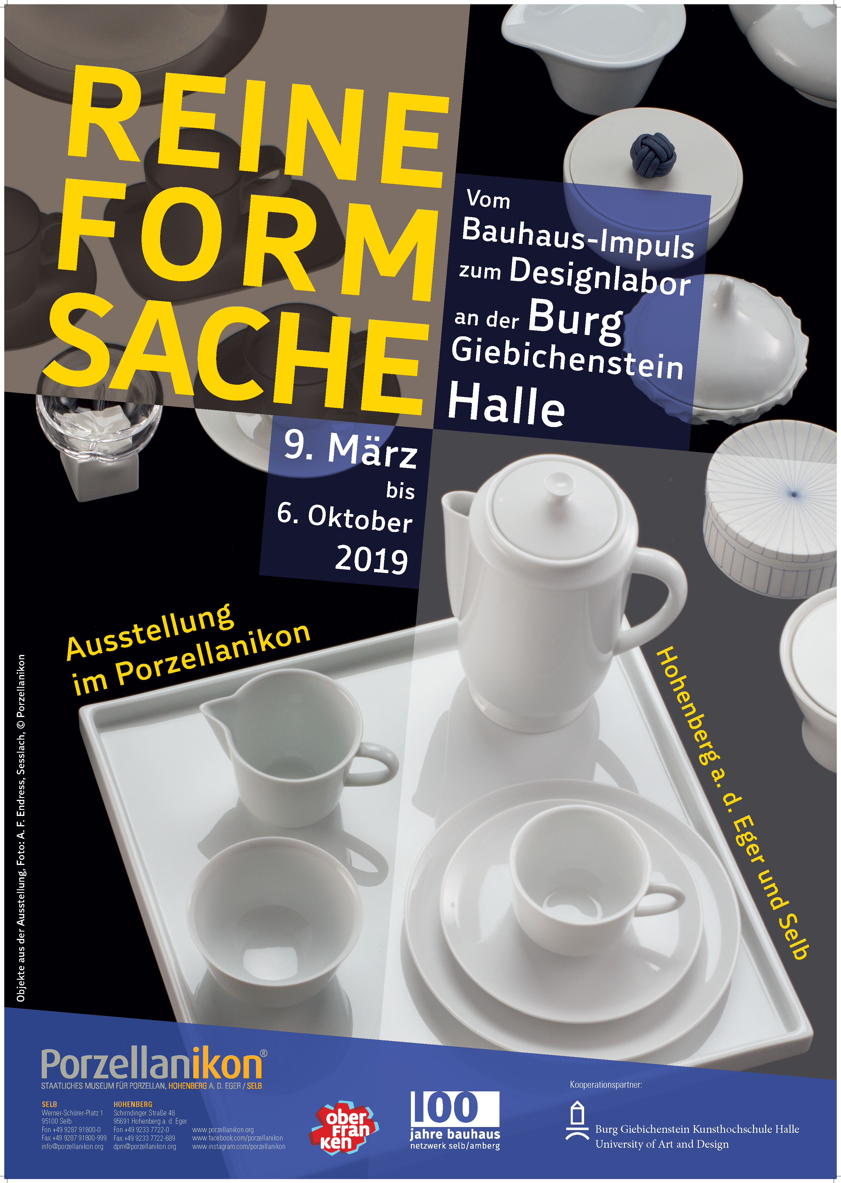 Ausstellung 100 Jahr Bauhaus Selb DE 2019