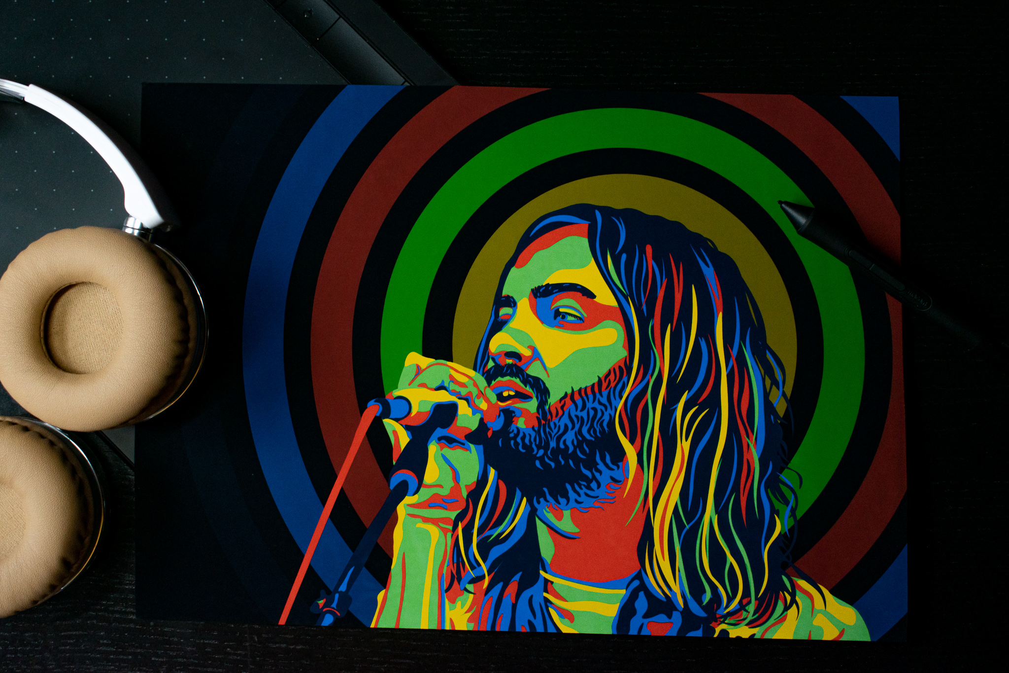 Kevin Parker Portrait - Print