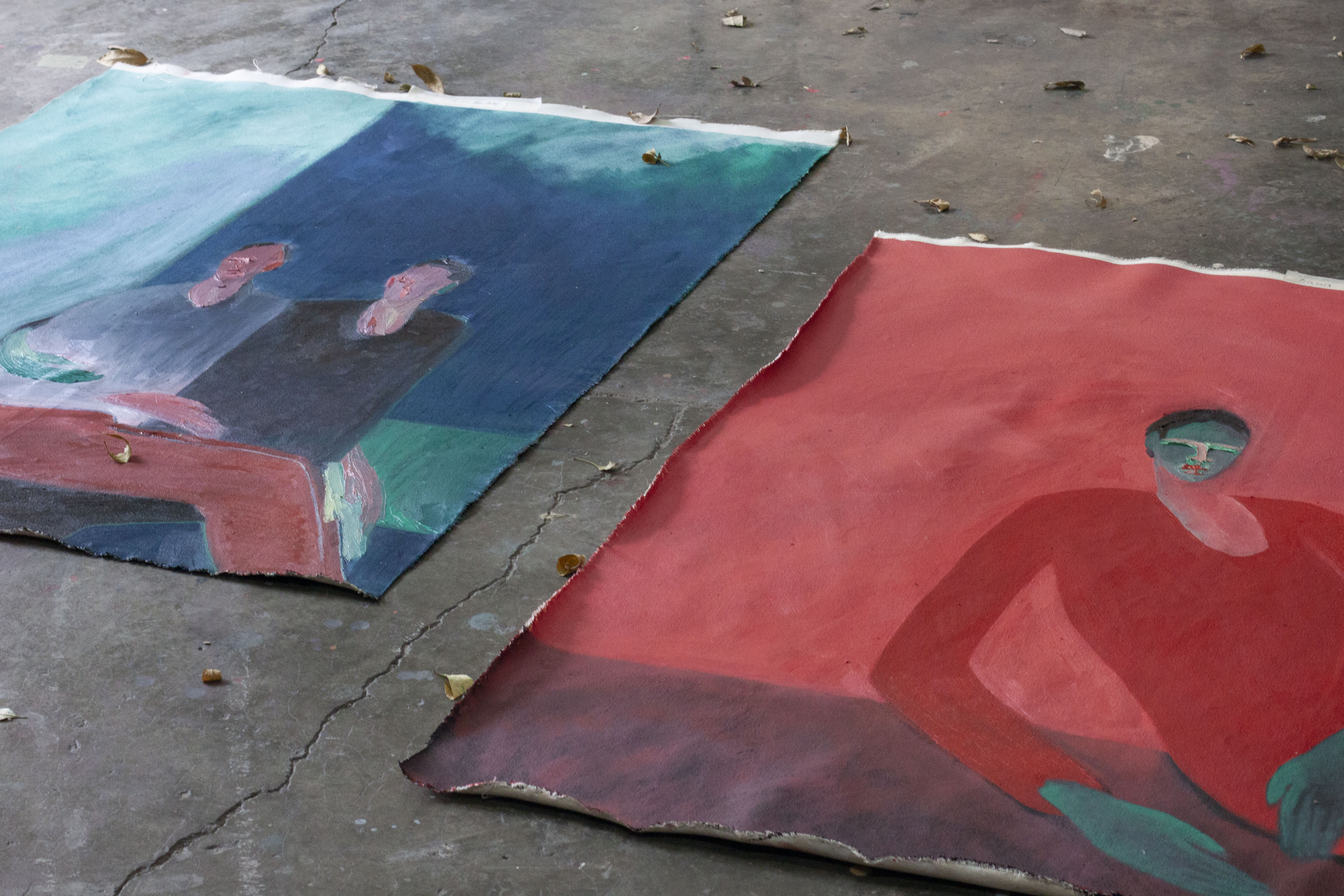 Anico in the studio at JO-HS, Mexico City. 