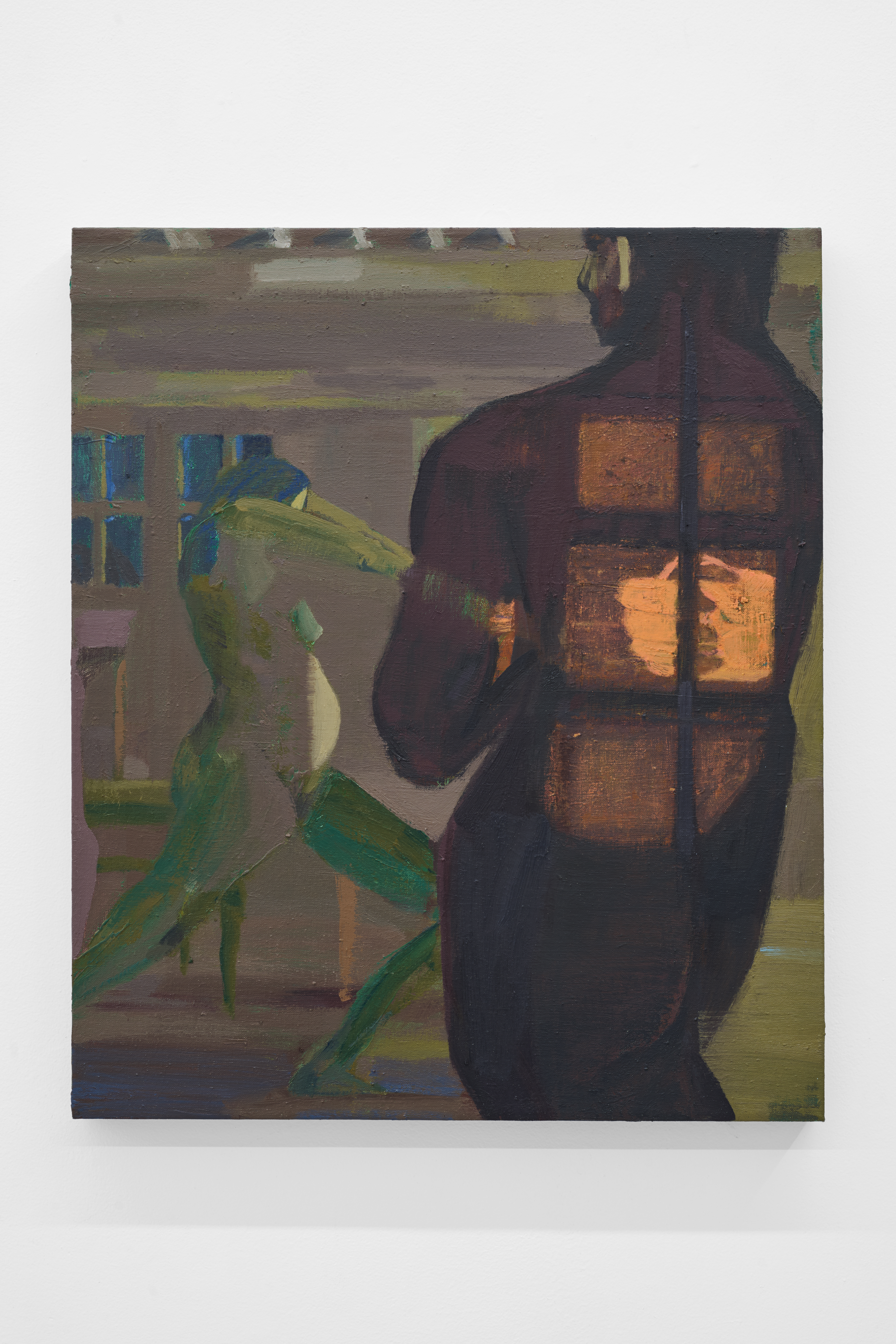 Inner Fist. 2025, oil on linen, 25x21 in.